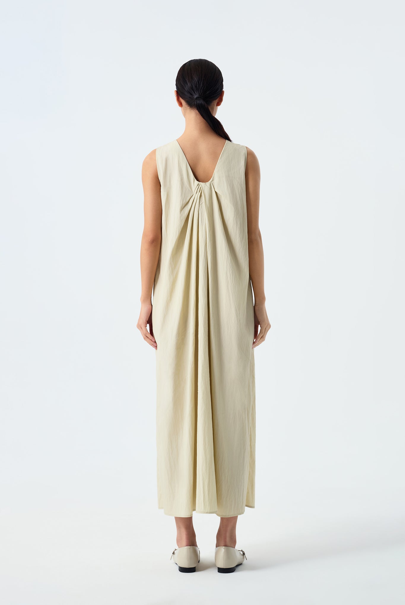 Gianna Round Neck Midi Shift Dress