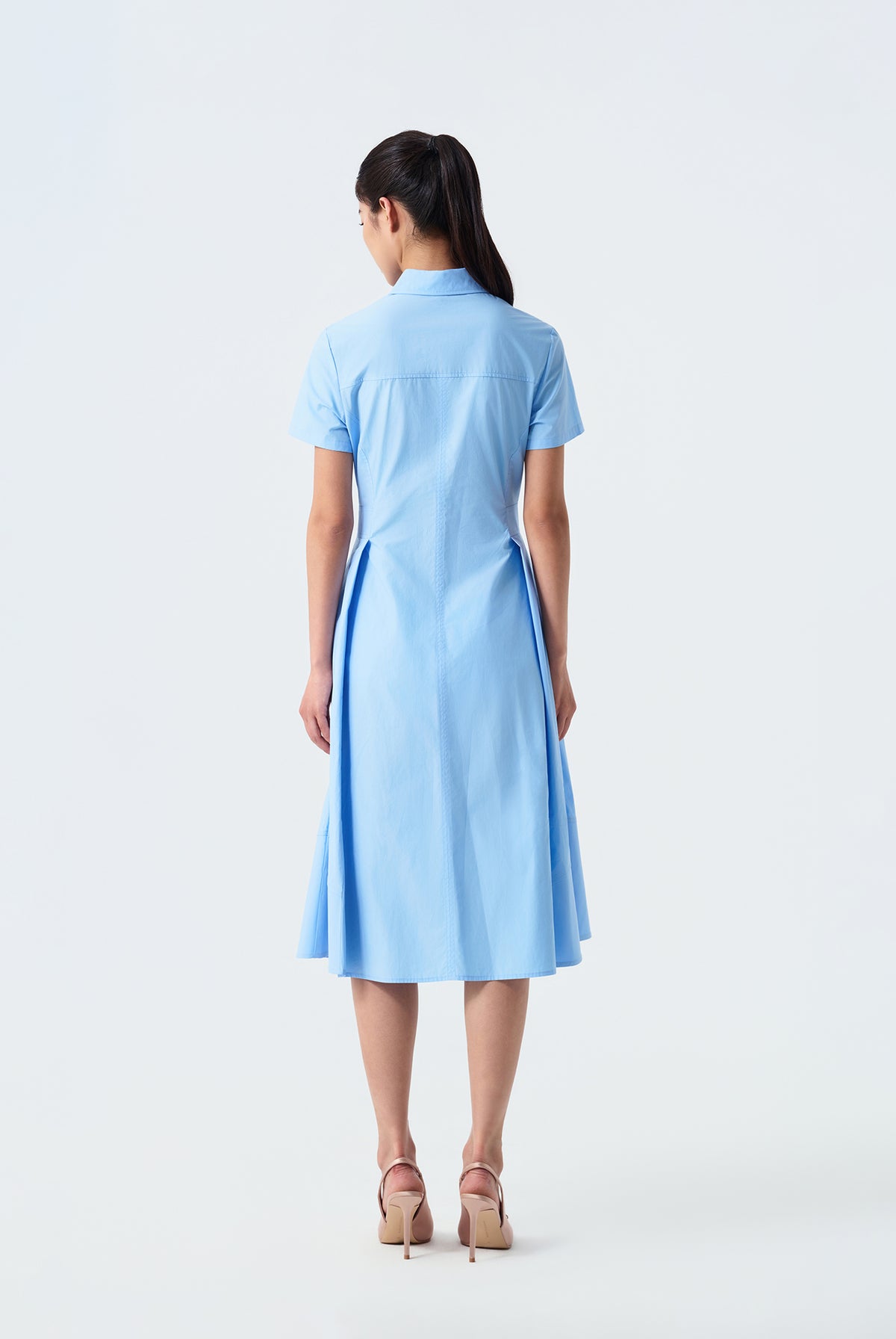 Miller Collared Button-Front Dress
