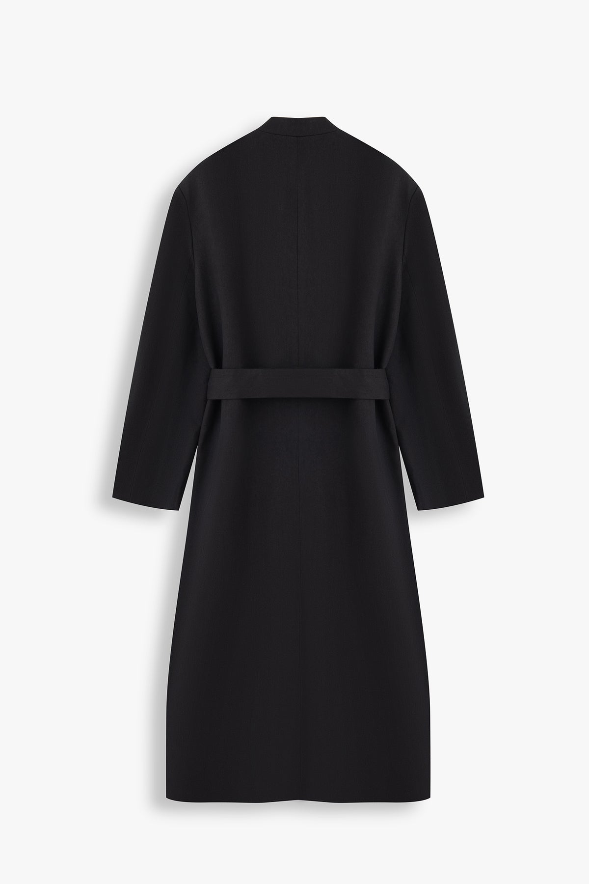 Zoe Round Neck Lyocell Overcoat