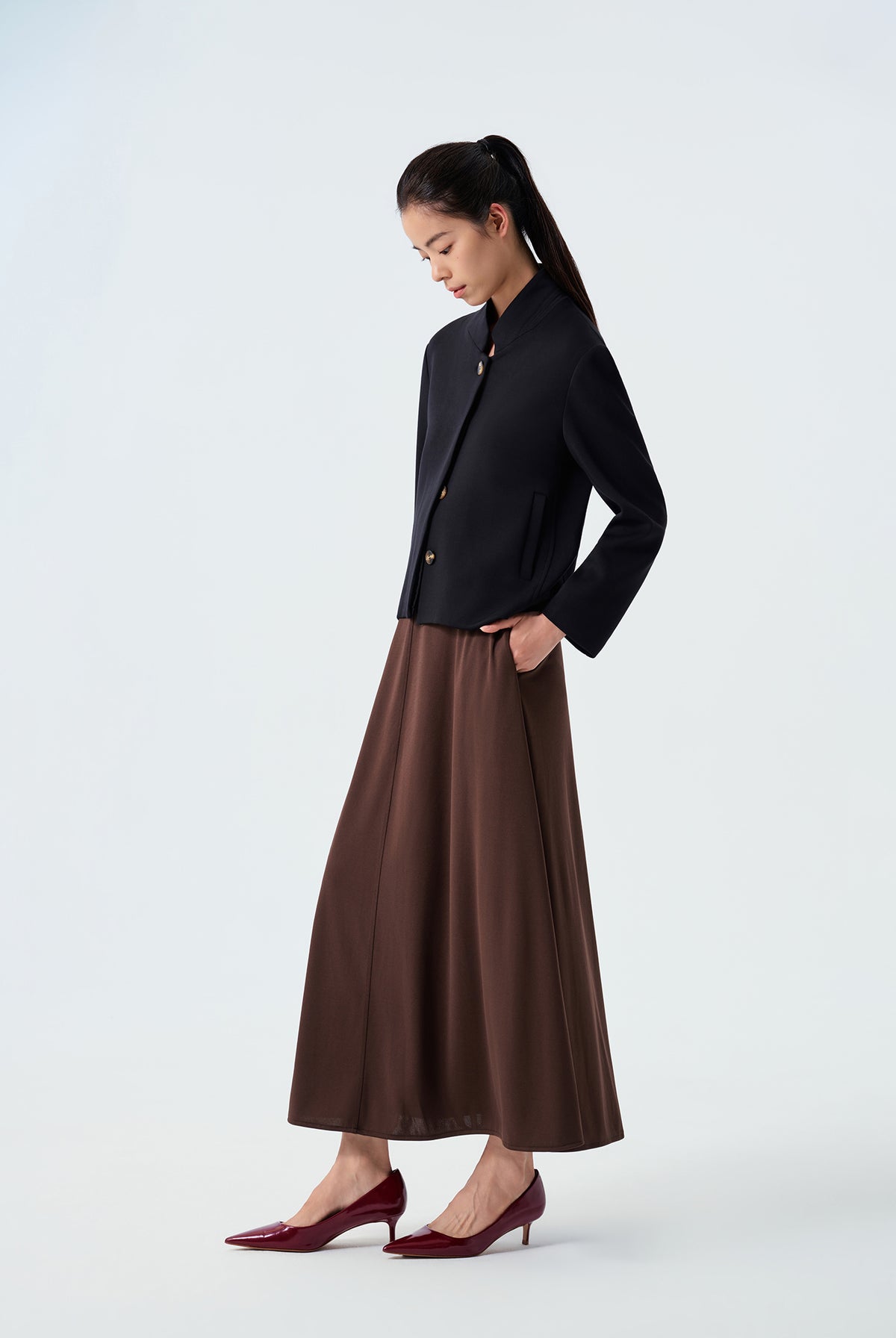 Grace High Collar Jacket