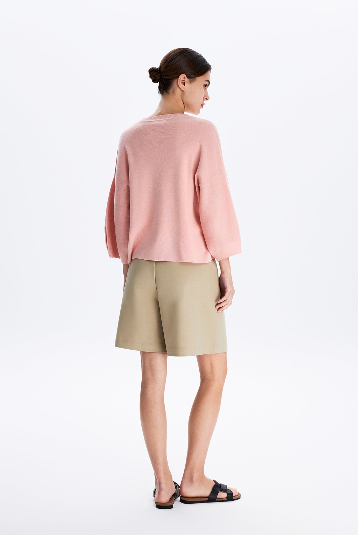 Puff-Sleeve Sweater