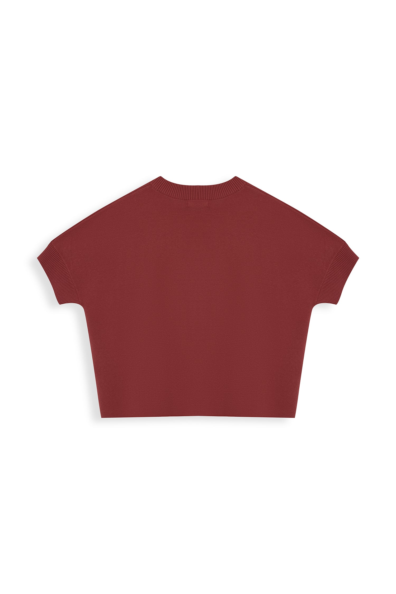 Decorative-Button Knit Top