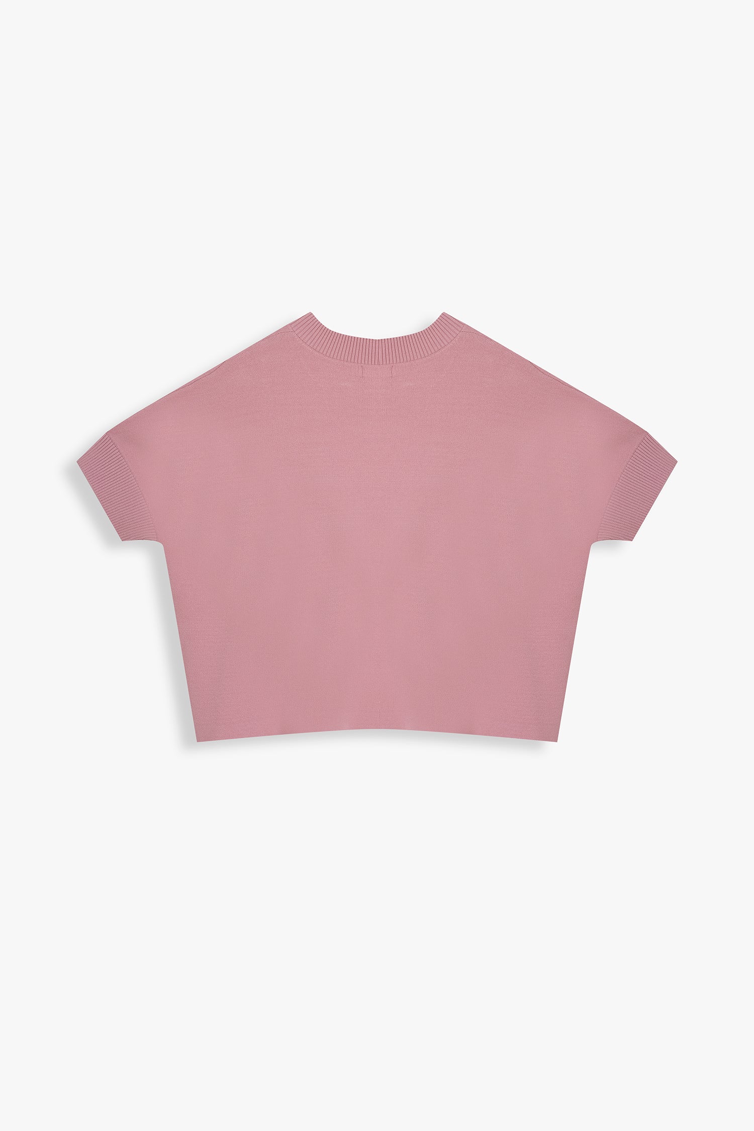 Decorative-Button Knit Top