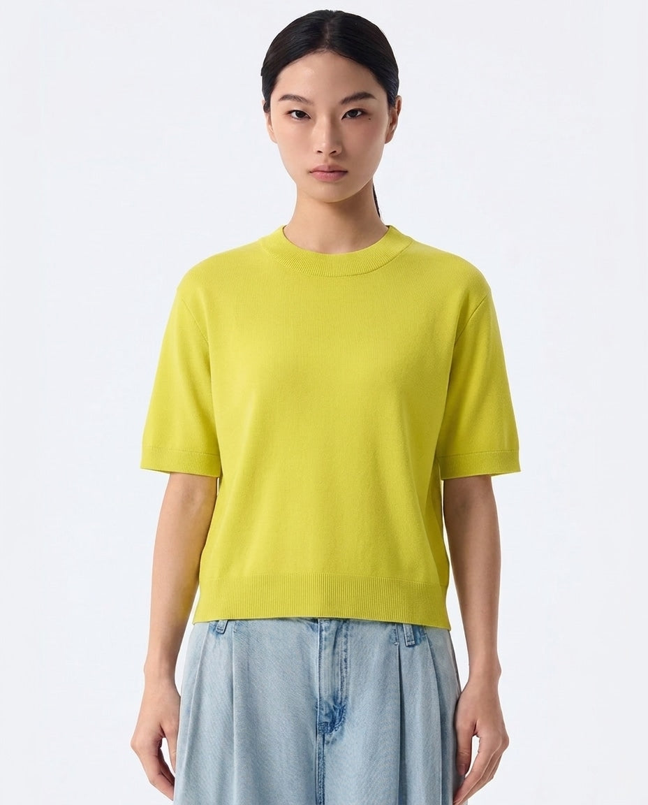 Textured Crew Knit