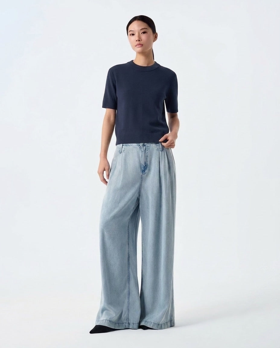 Textured Crew Knit