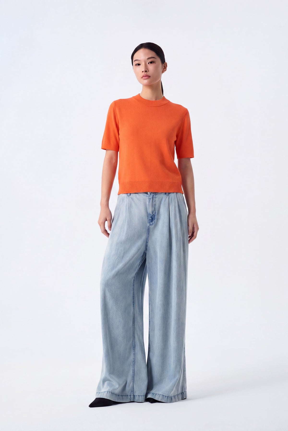 Textured Crew Knit