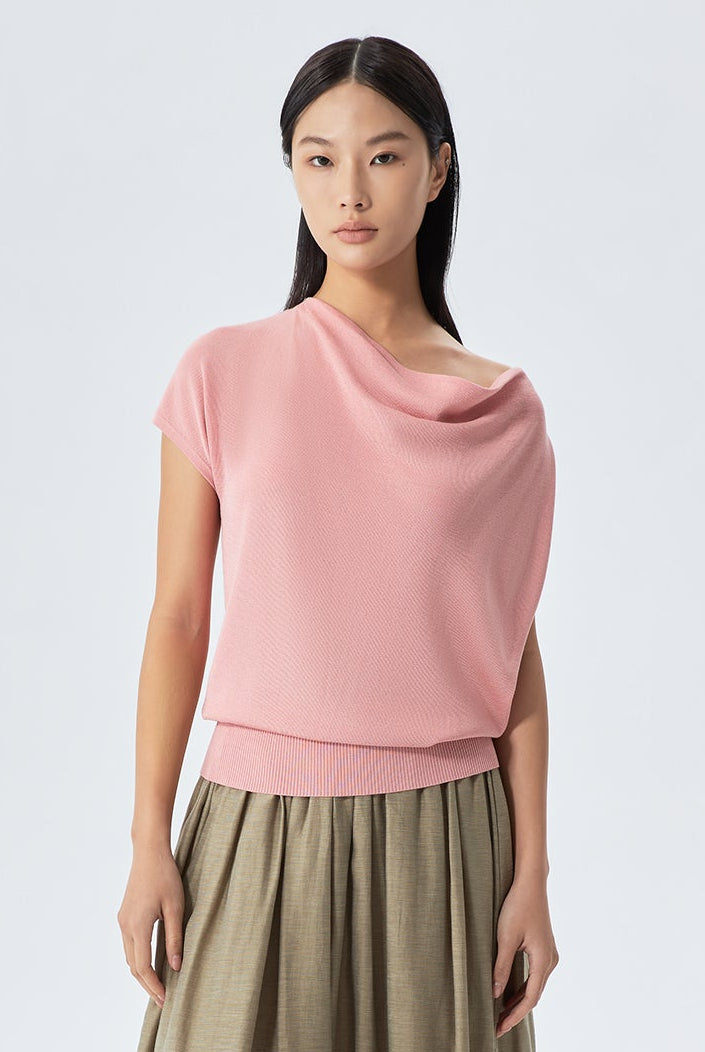 Isla Cowl Neck Knit Top
