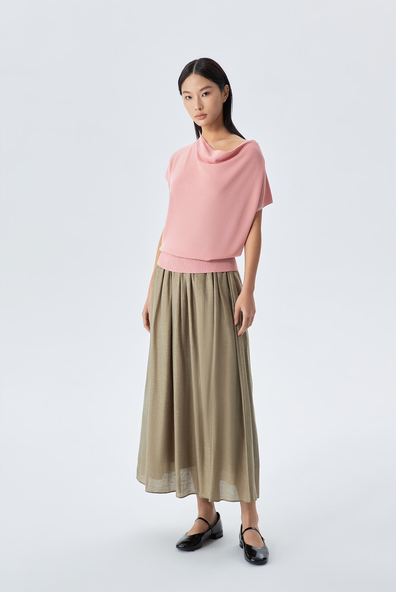 Isla Cowl Neck Knit Top