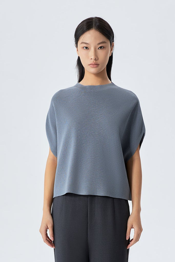Dion Round Neck Boxy Sweater Knit