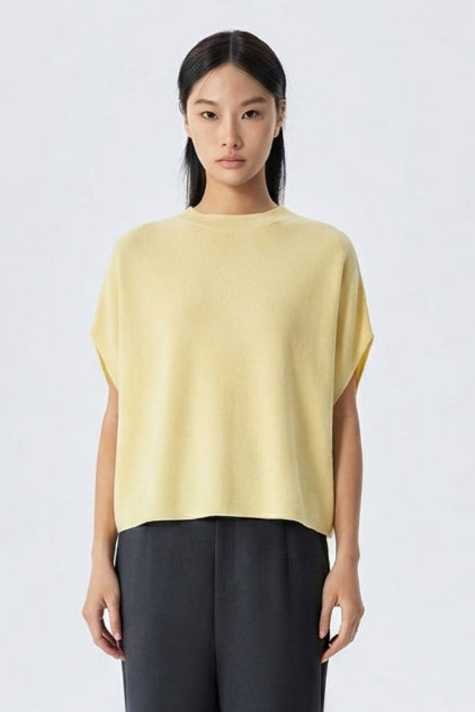 Dion Round Neck Boxy Sweater Knit