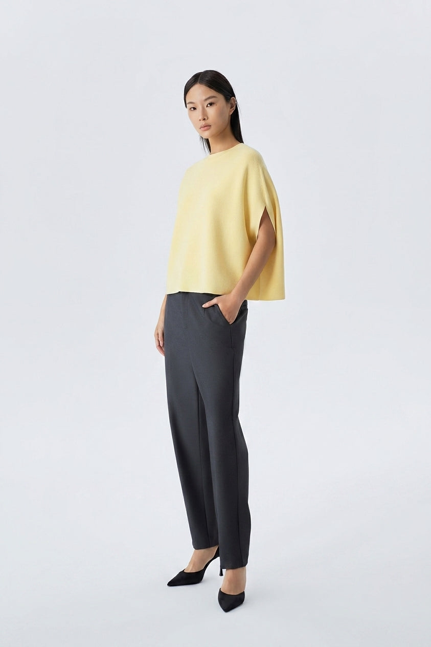Dion Round Neck Boxy Sweater Knit