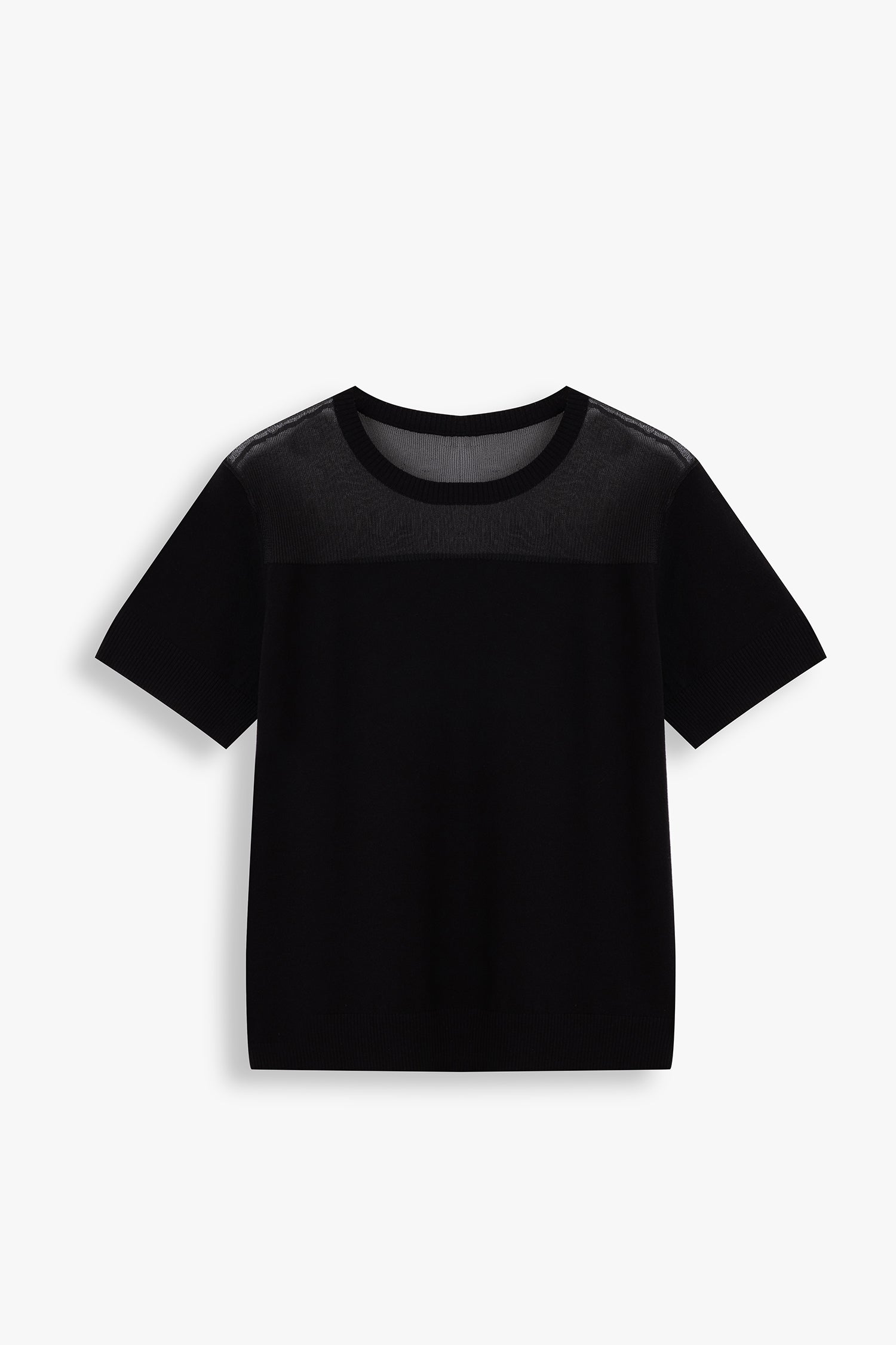 Iris Contrast Yam Knit Top