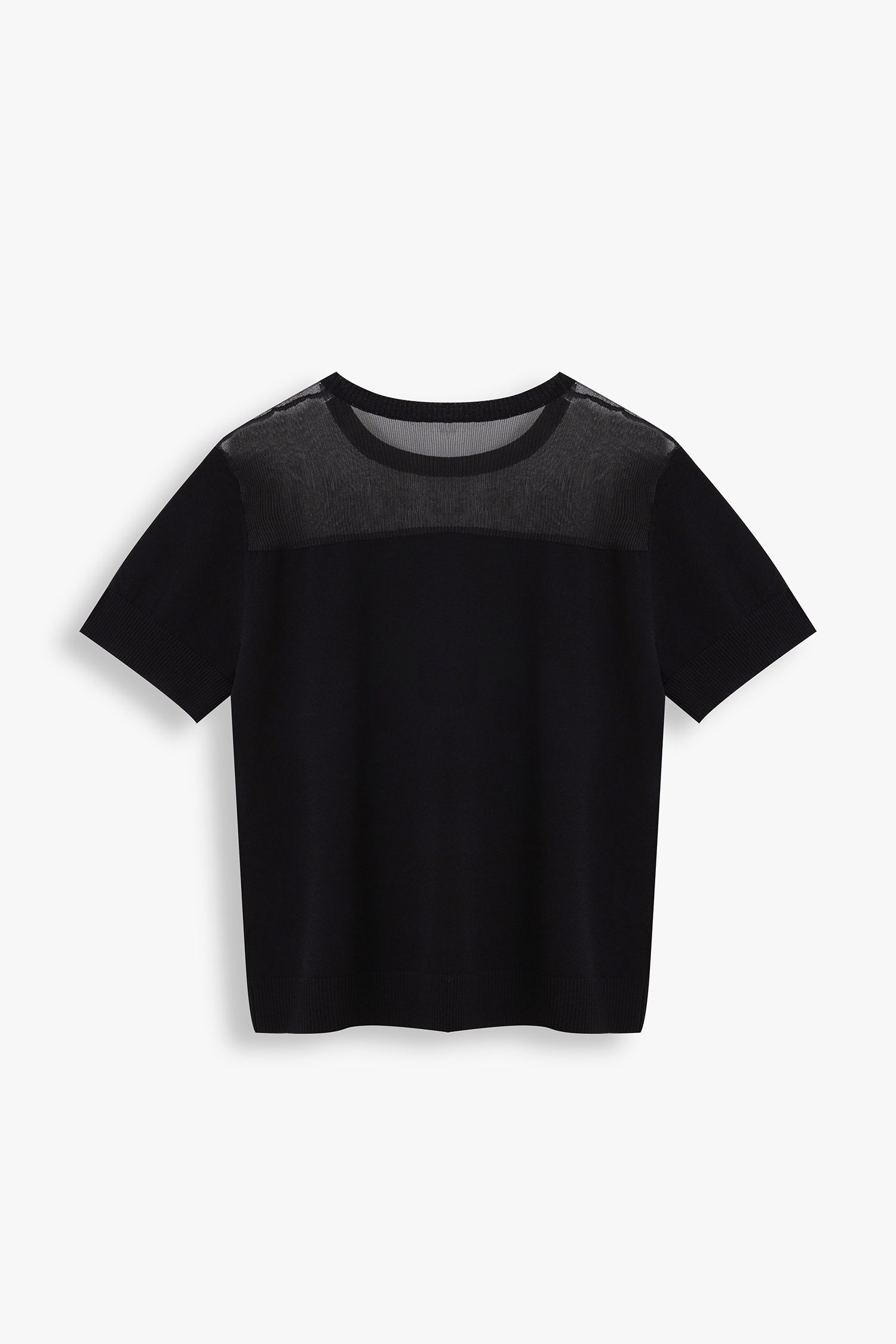 Iris Contrast Yam Knit Top