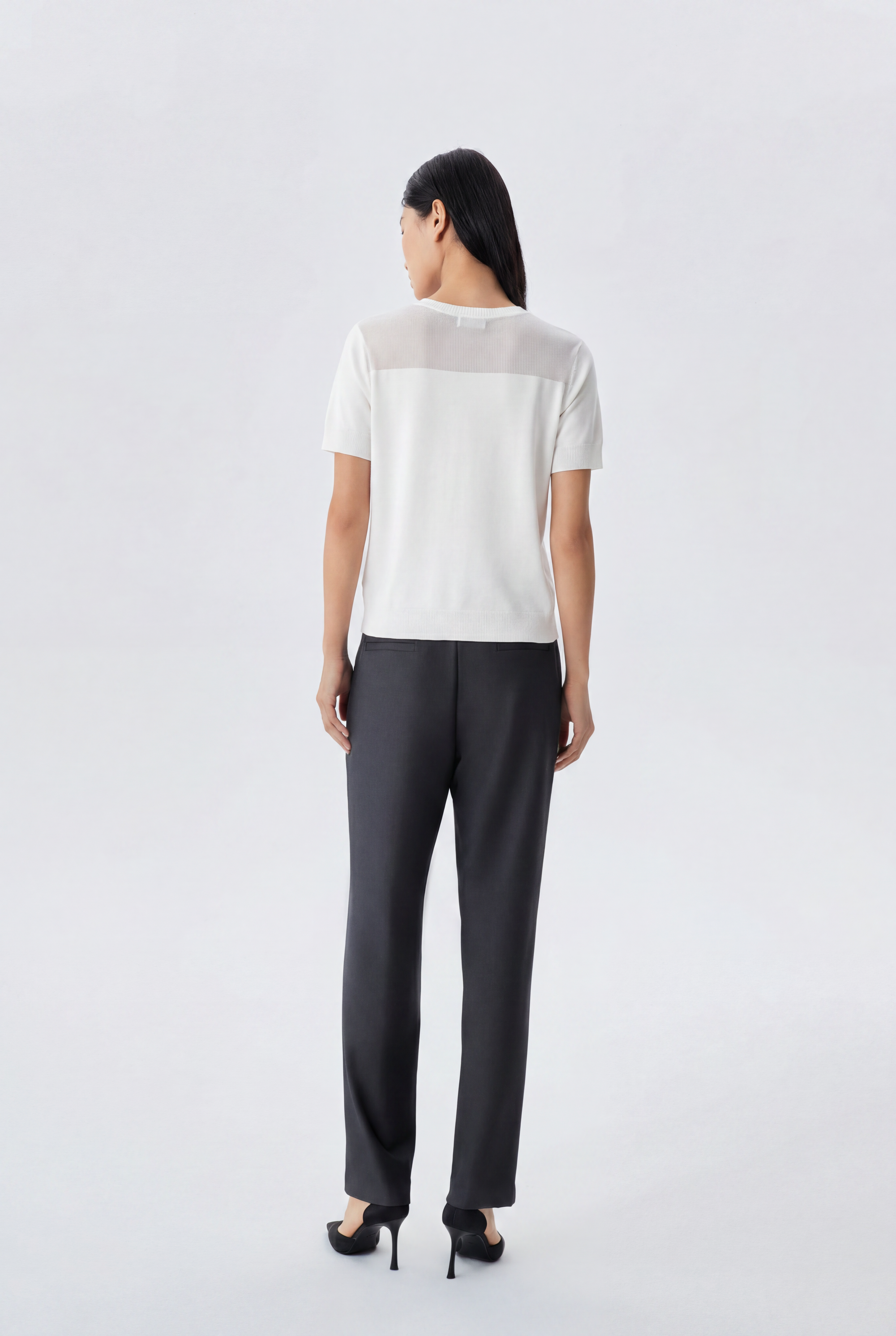 Iris Contrast Yam Knit Top