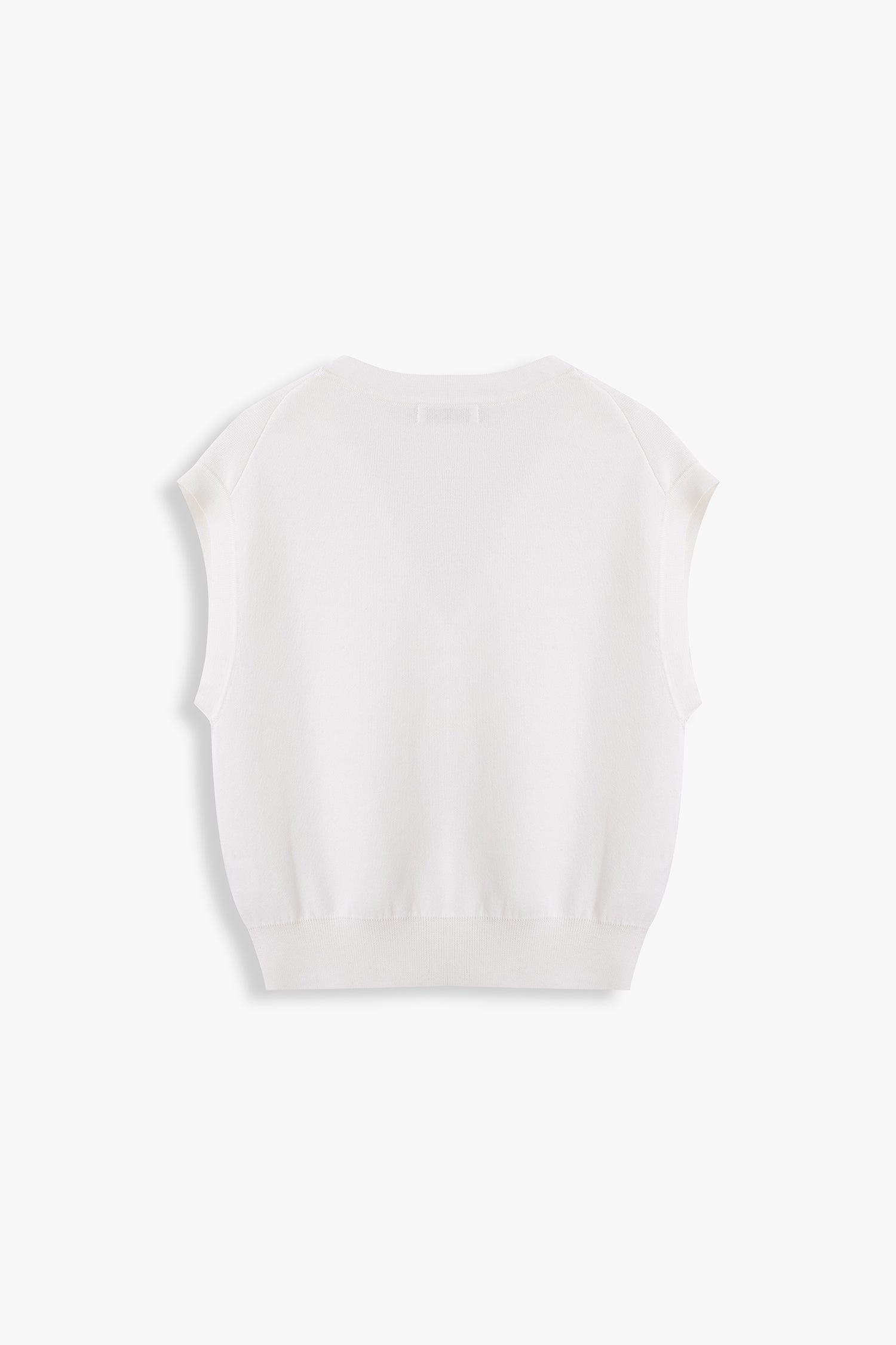 Coby Sleeveless Viscose Knit Cardigan