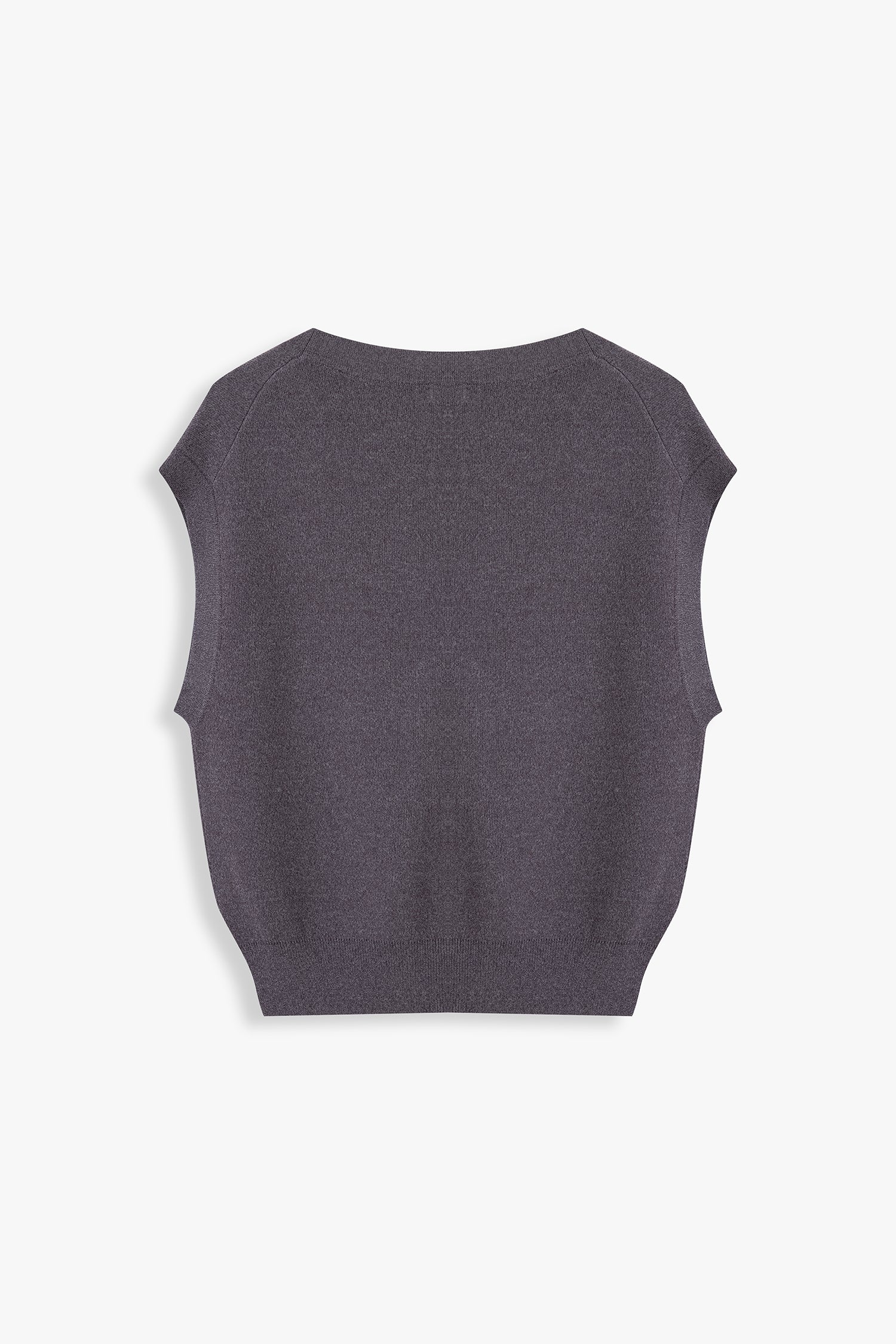 Coby Sleeveless Viscose Knit Cardigan