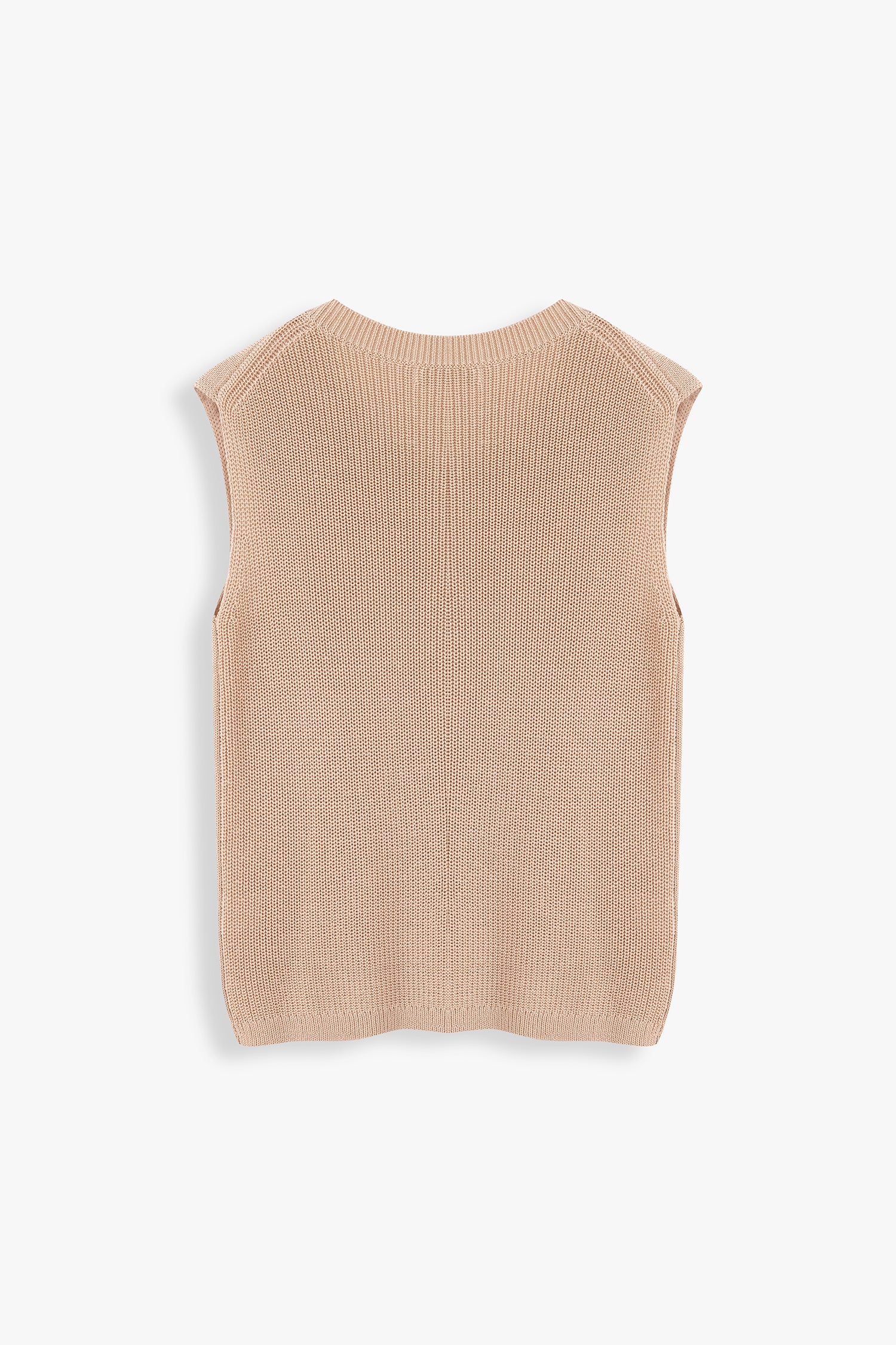Naomi Lyocell Crew Neck Knit Vest