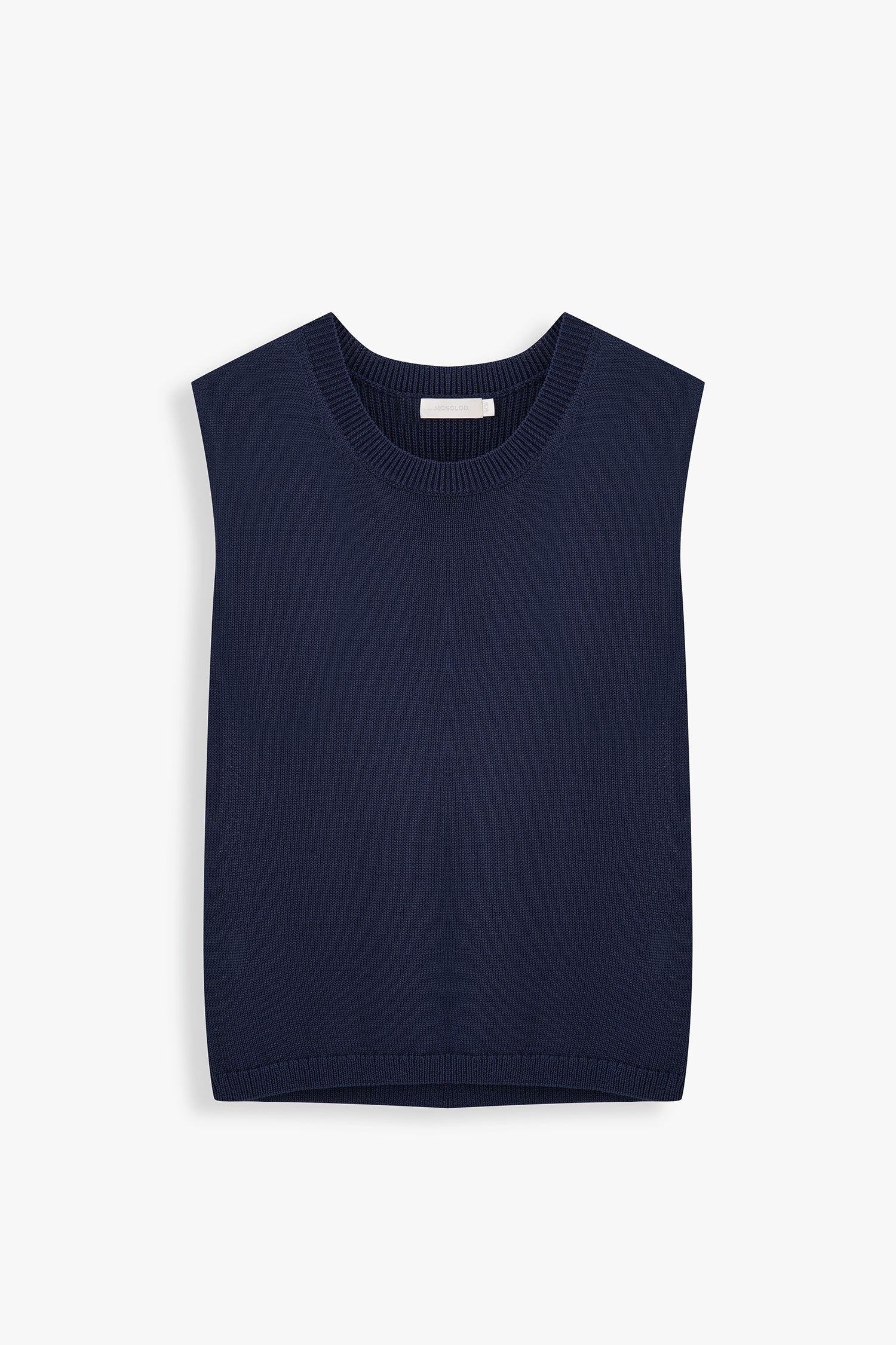 Naomi Lyocell Crew Neck Knit Vest