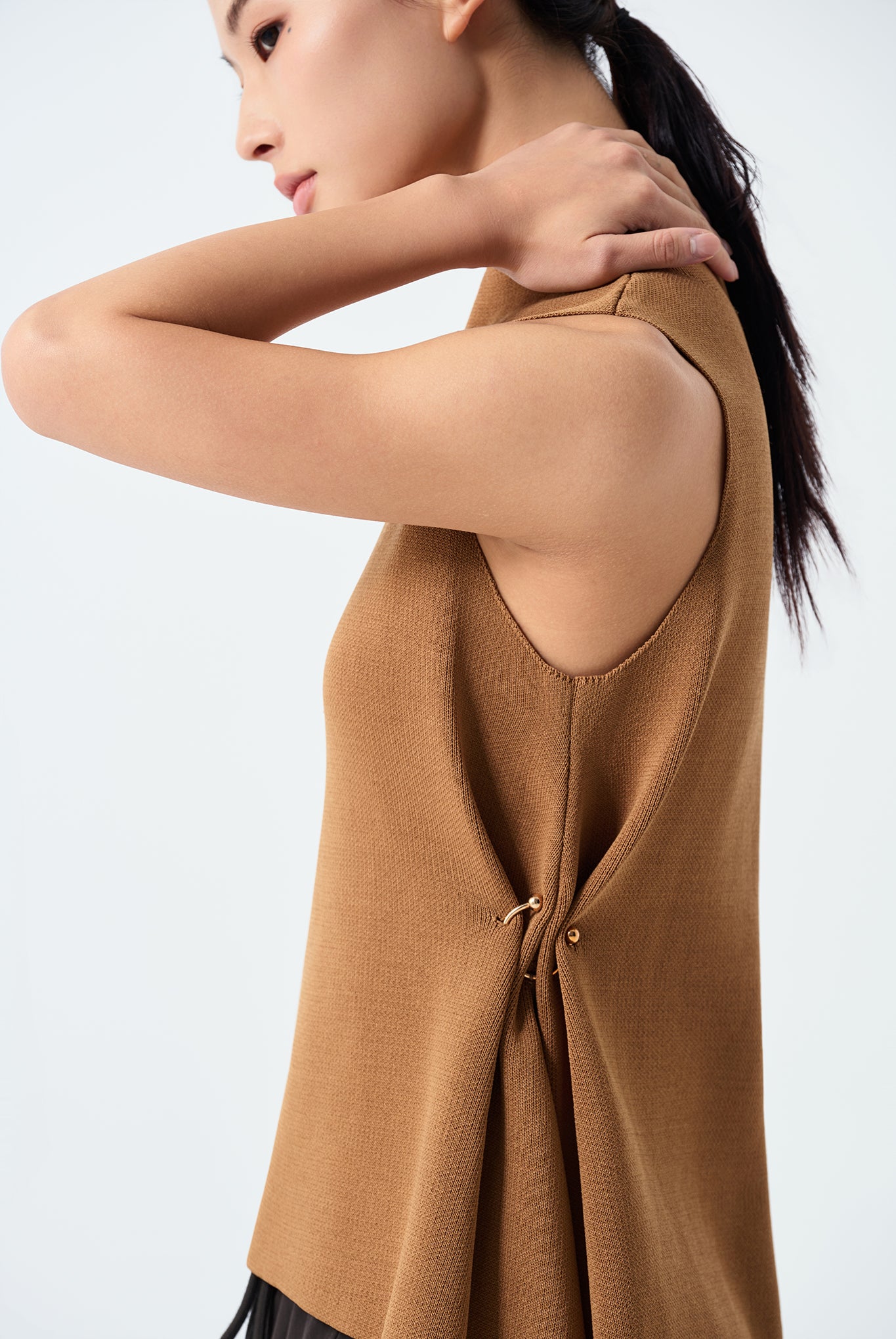 Sydney  Milano Rib Knit Vest
