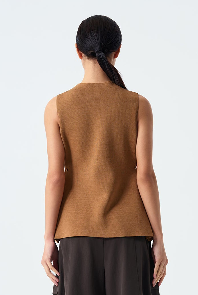 Sydney  Milano Rib Knit Vest