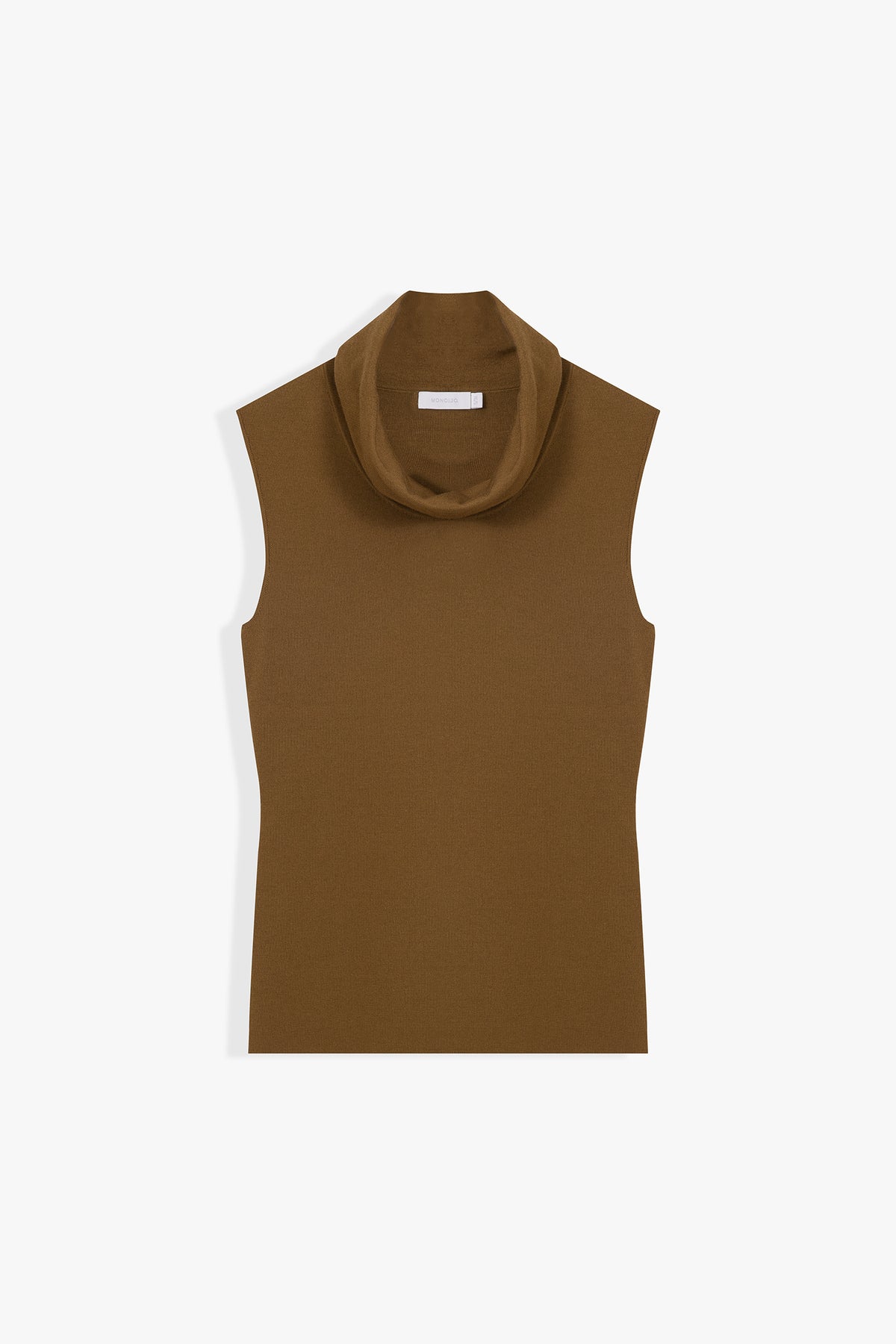 Leona Sleeveless Cowl-Neck Knit Top