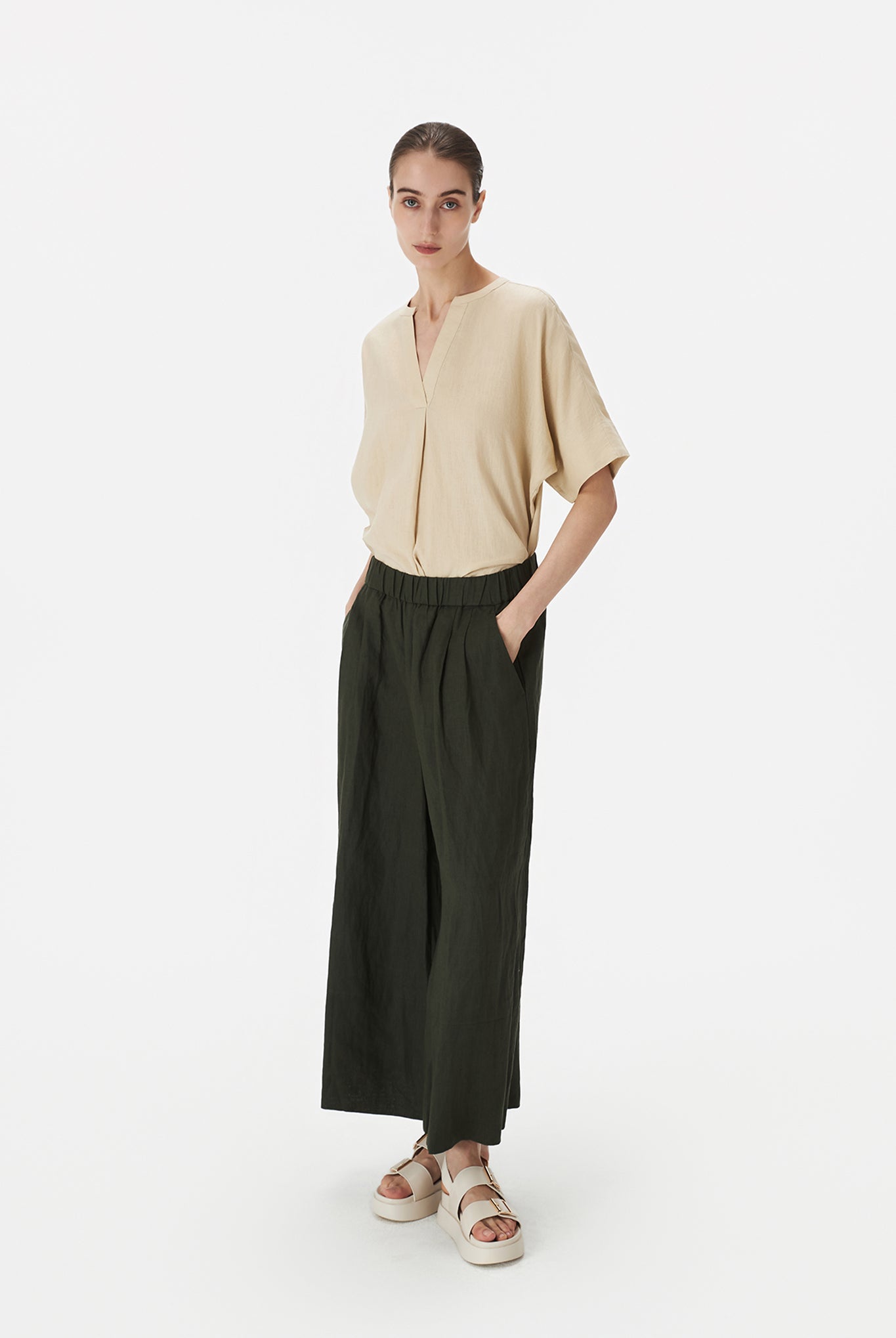 Relaxed Linen Trousers