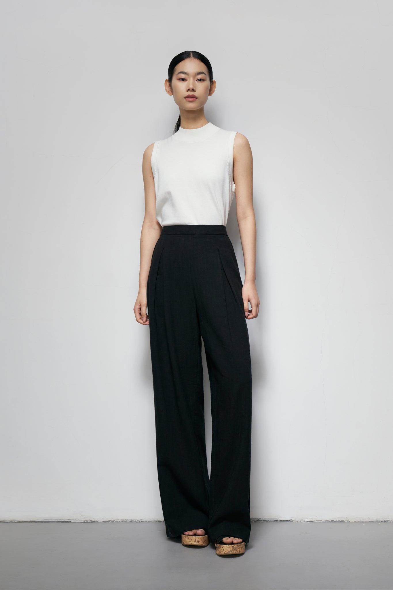 Front Pleat Trousers
