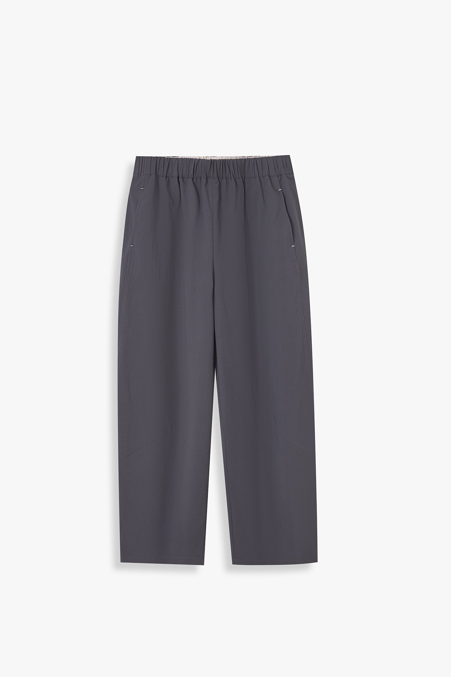 Elastic Waist Casual Trousers