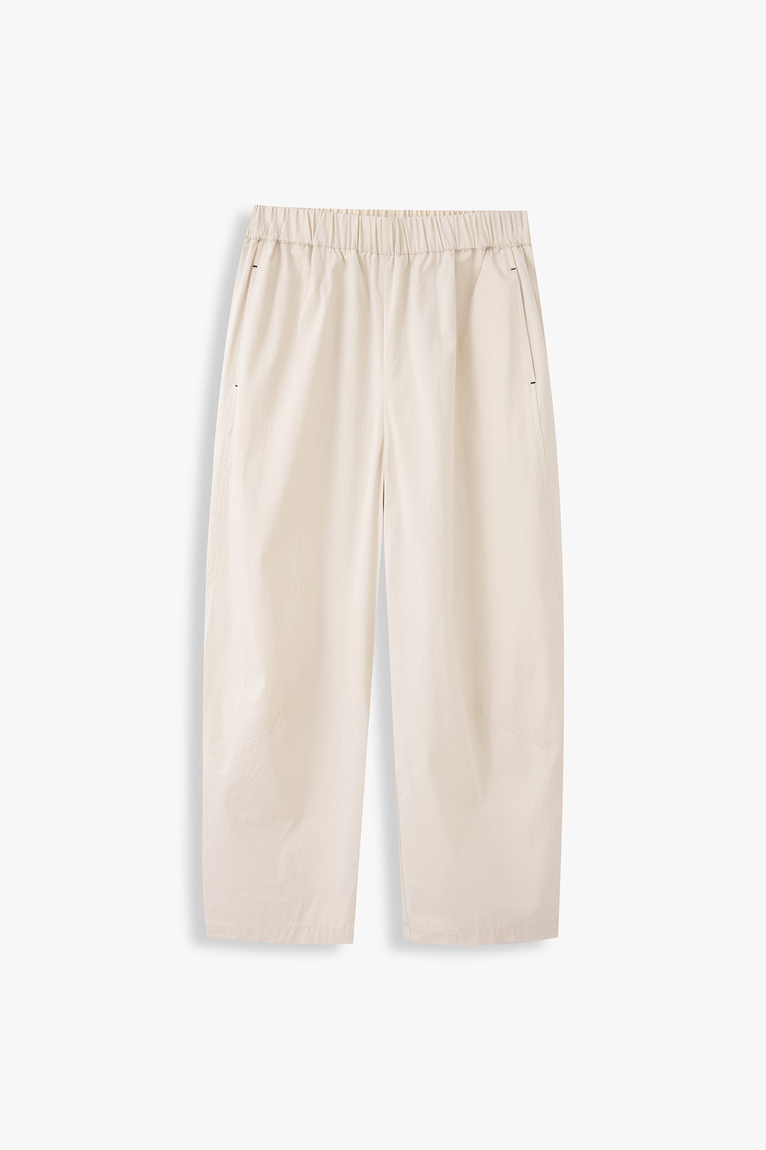 Elastic Waist Casual Trousers