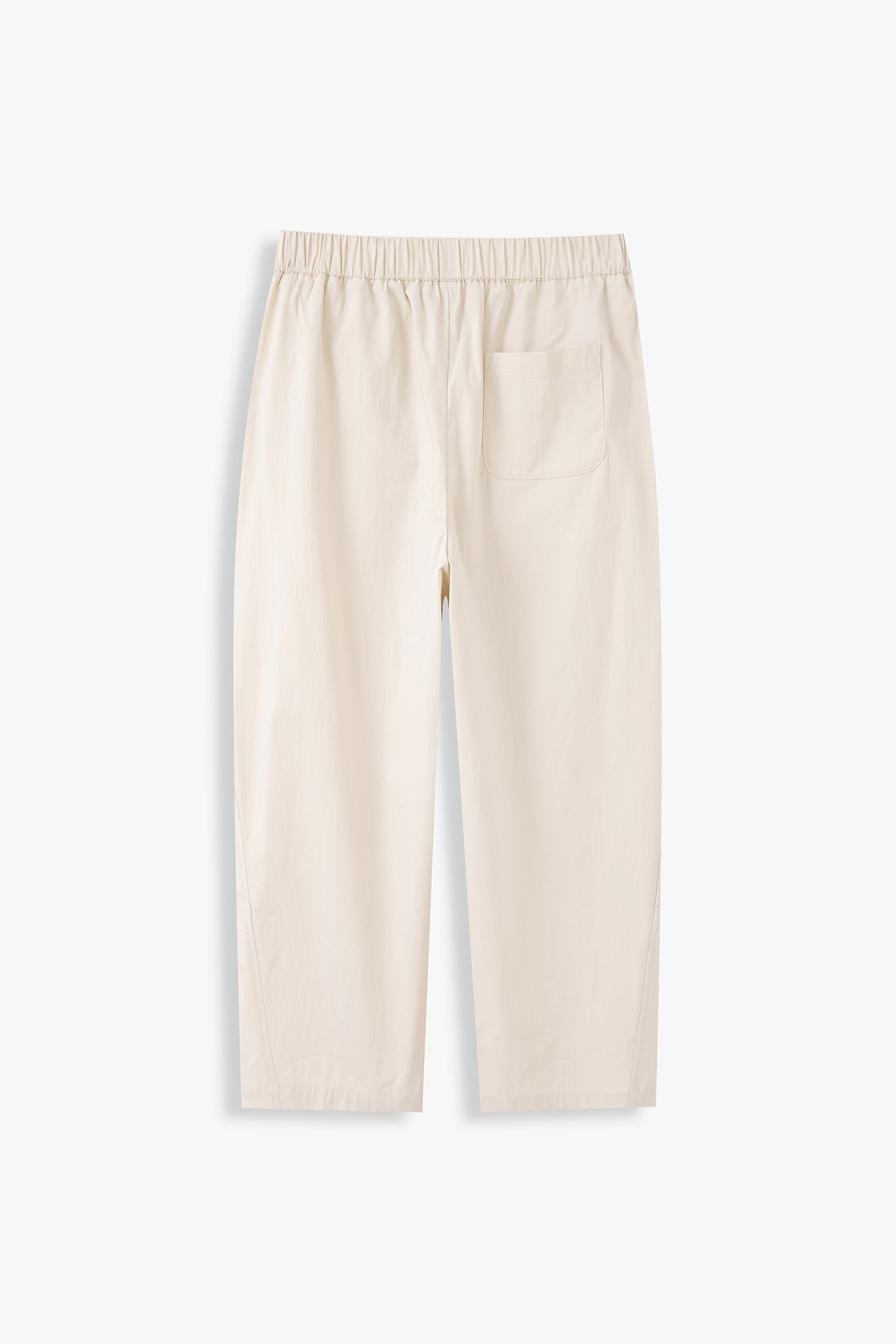 Elastic Waist Casual Trousers