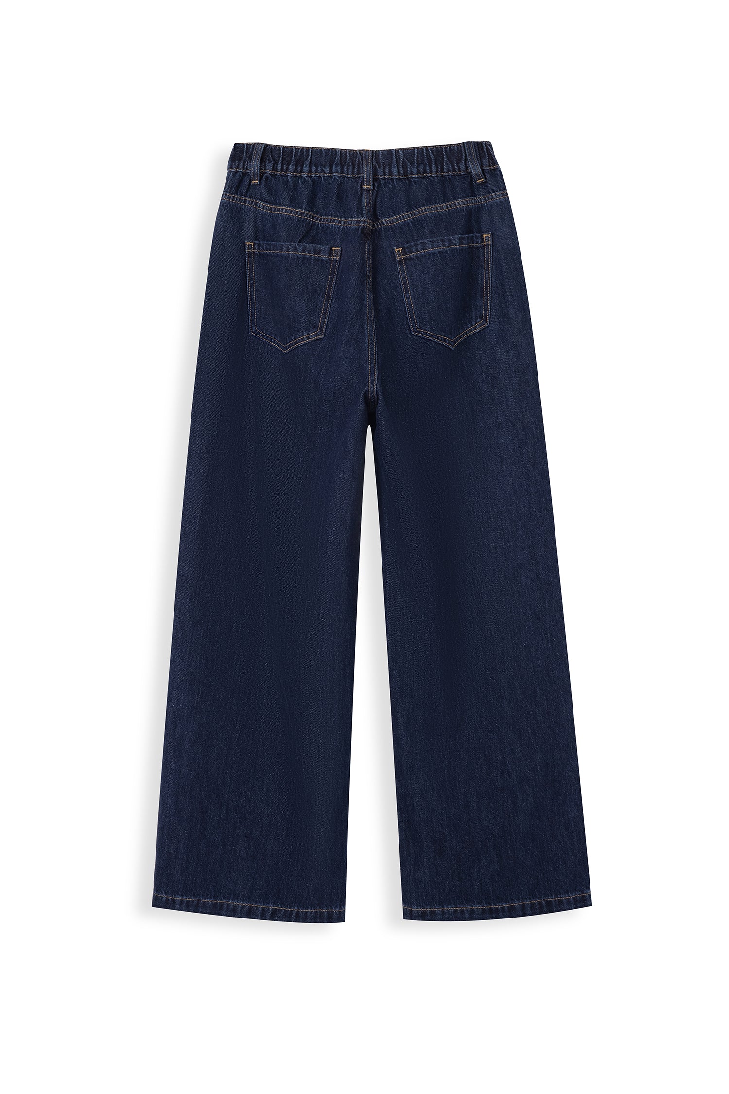 Wide Leg Dark Denim Jeans