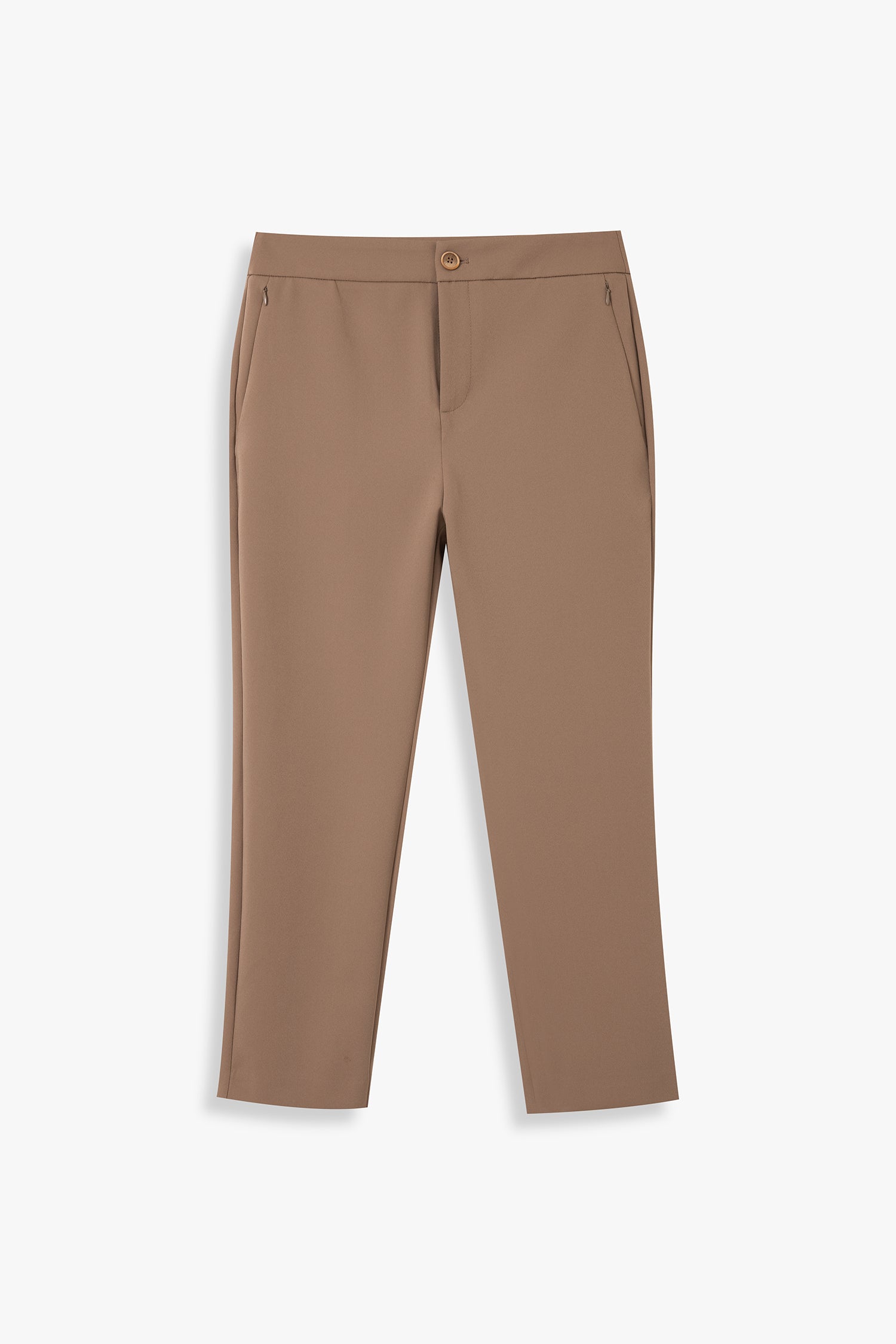Fitted Straight Pants