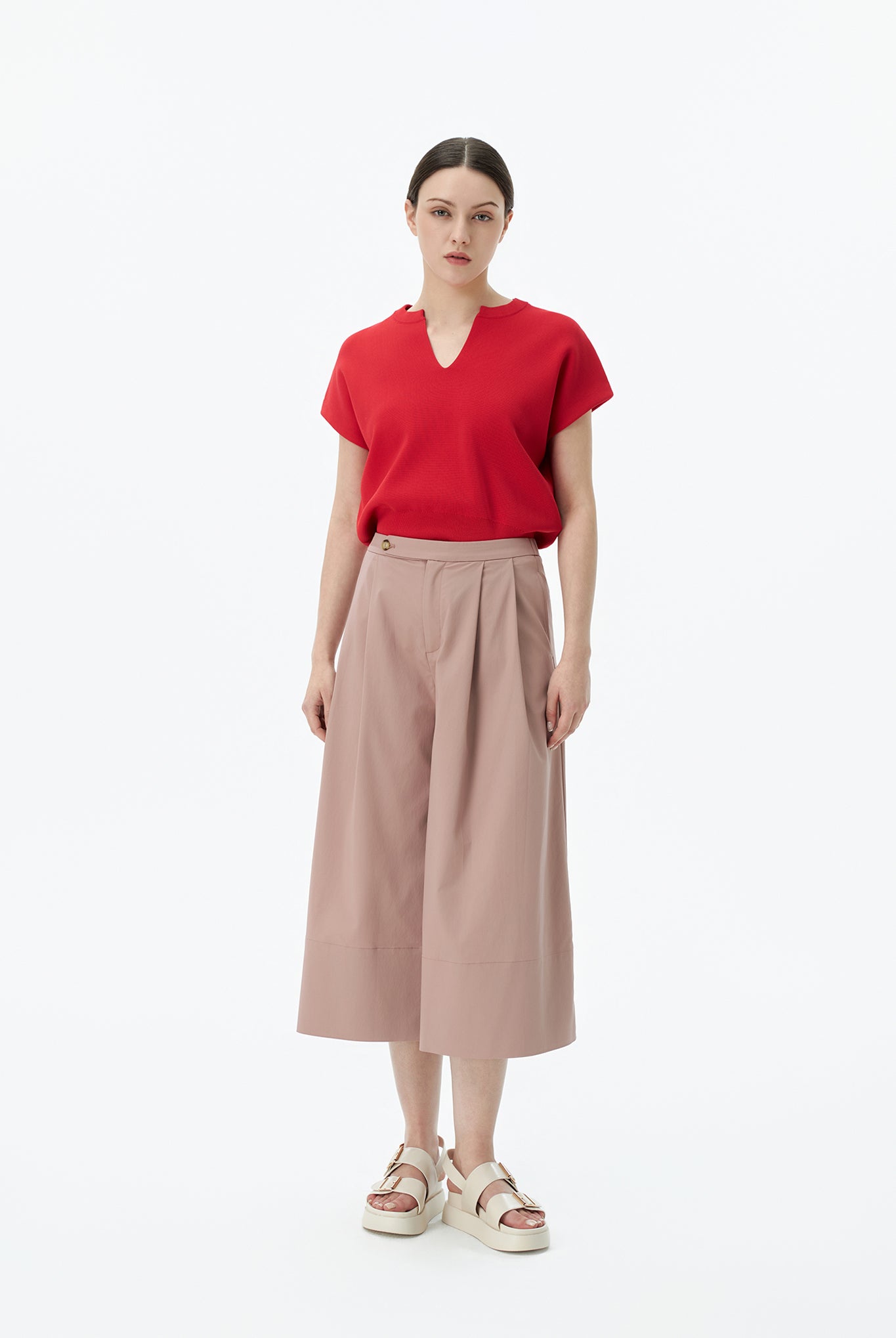 Viscose Wide-leg Pants