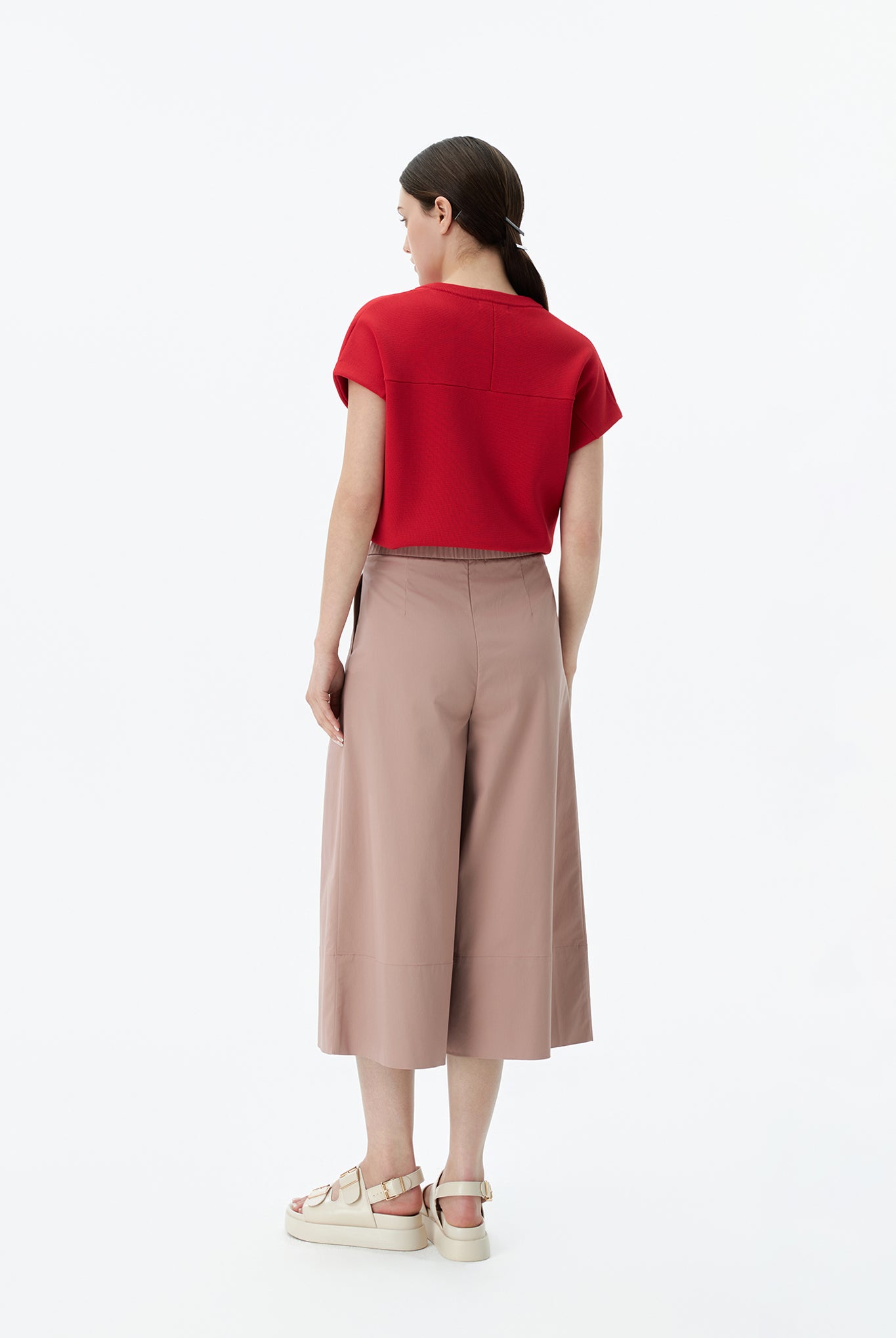 Viscose Wide-leg Pants