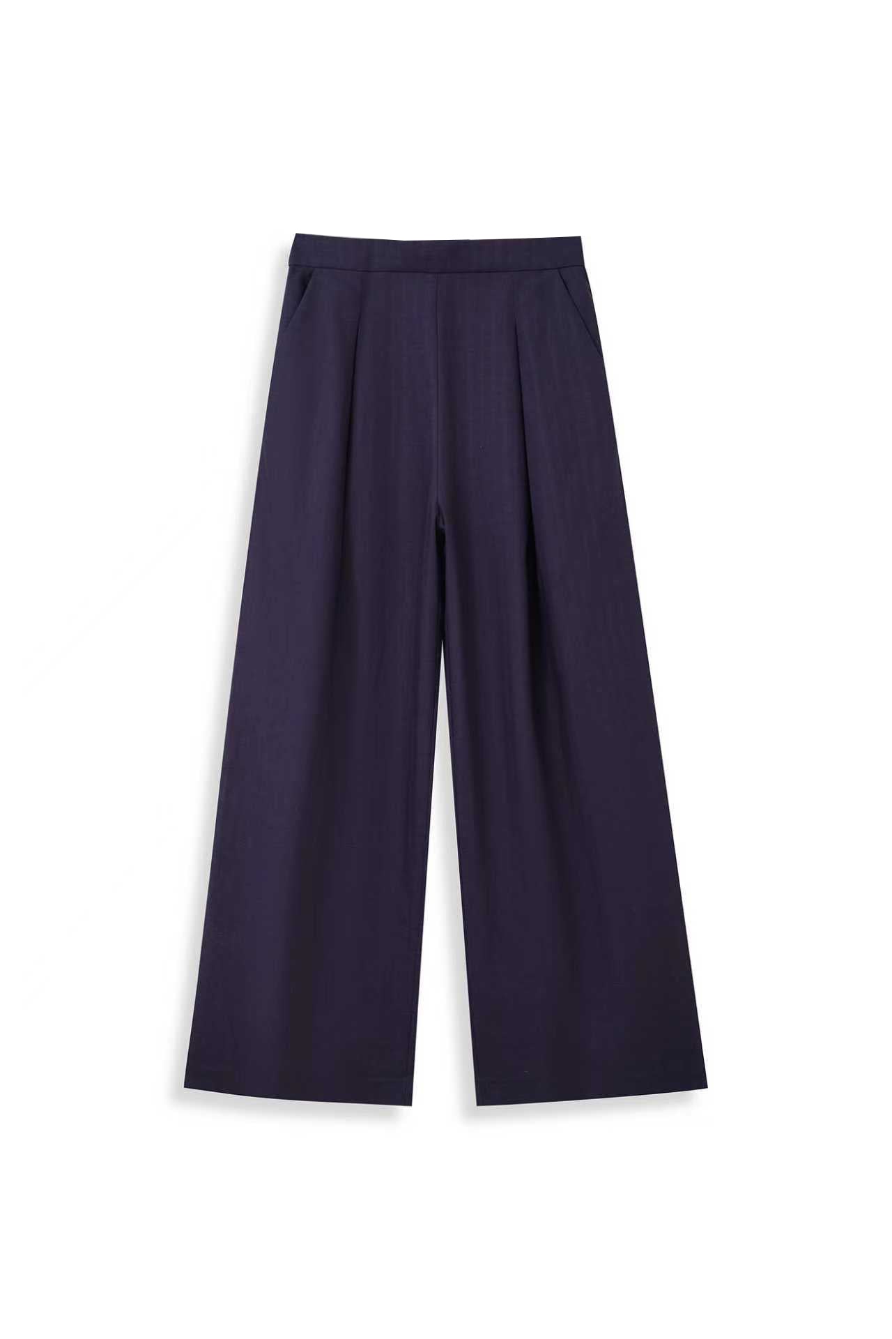 Wide Leg Pleated Pants