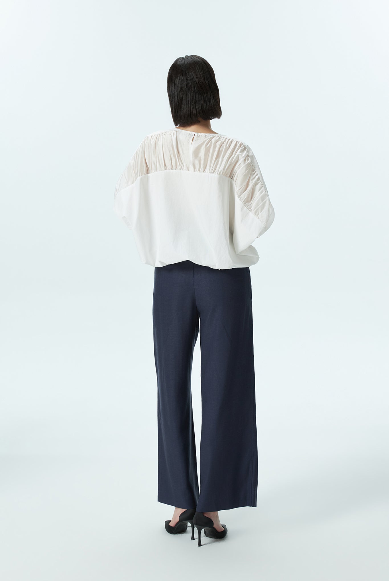 Wide Leg Pleated Pants