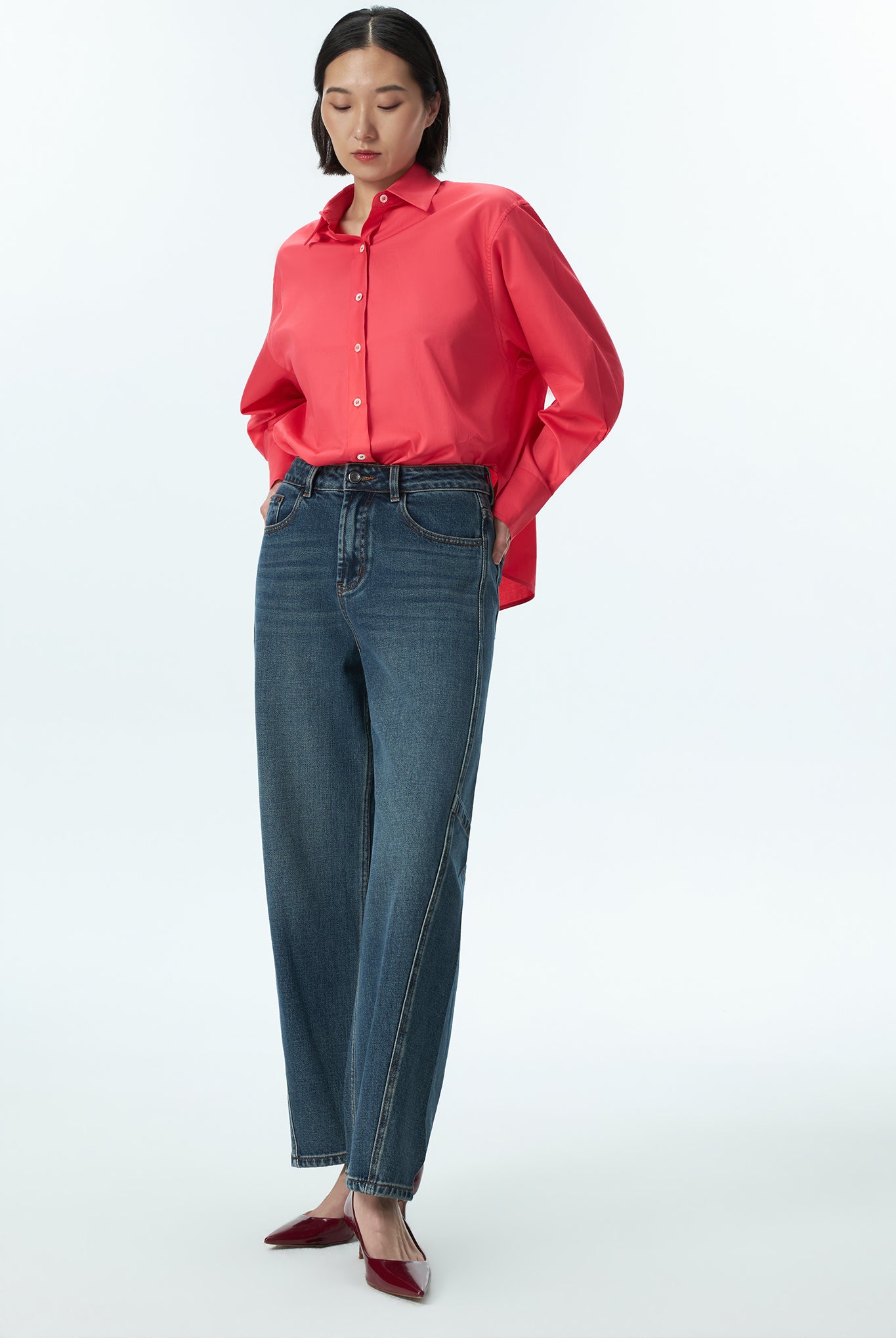 Jan Barrel Cut Jeans