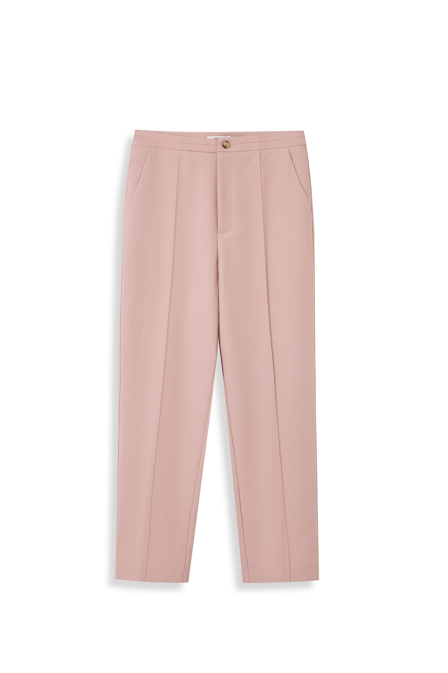 Straight Pants with Pintucks