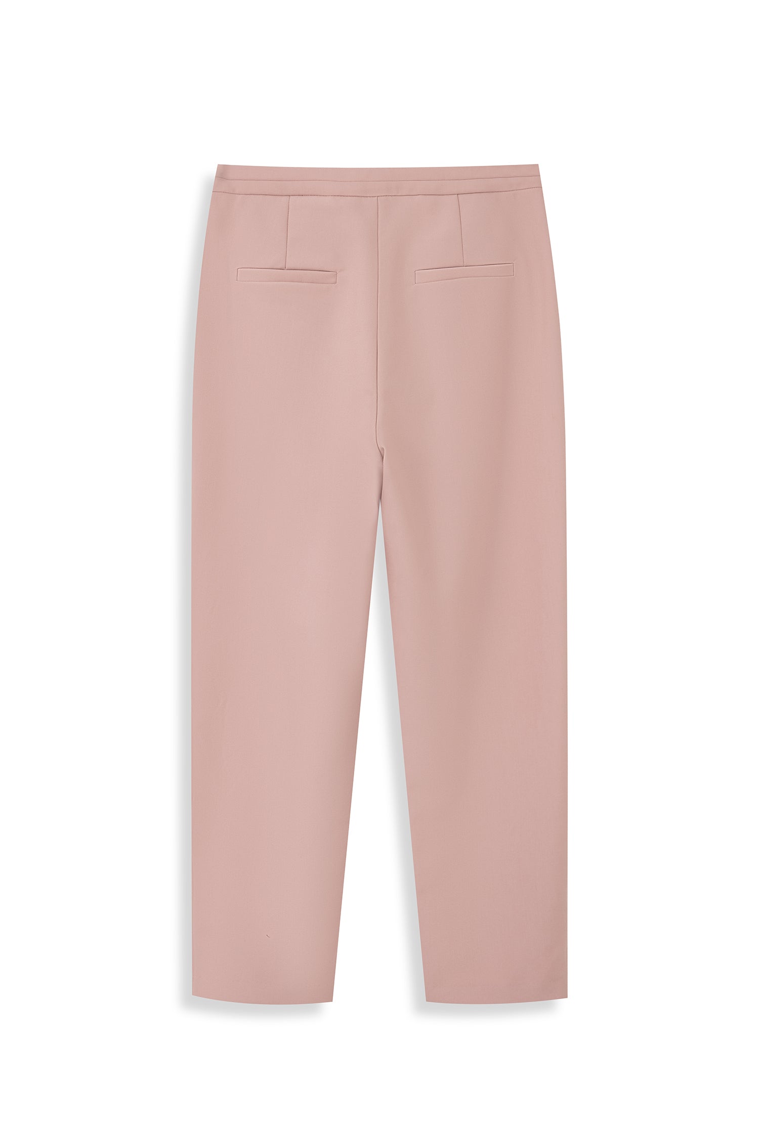 Straight Pants with Pintucks