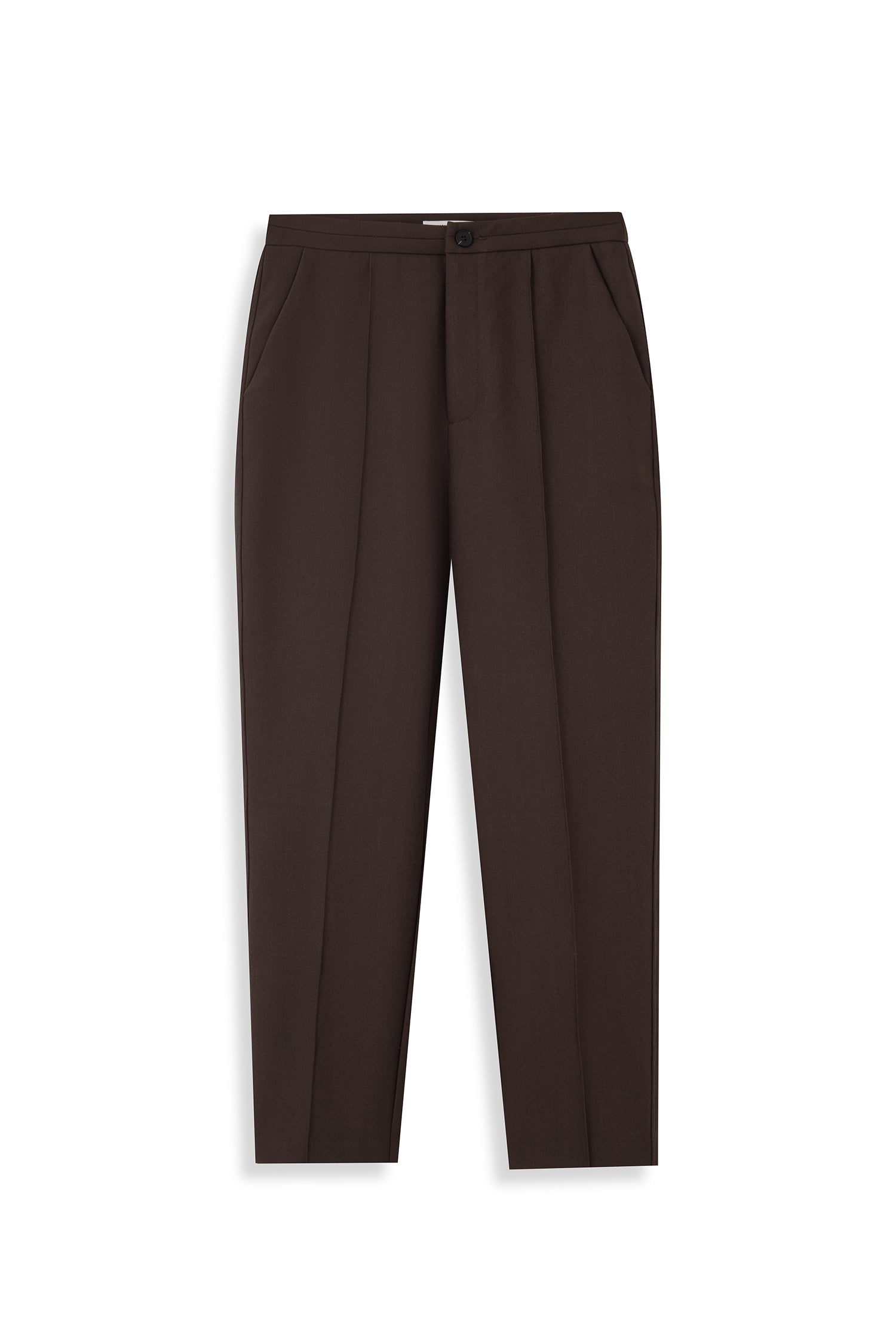 Straight Pants with Pintucks