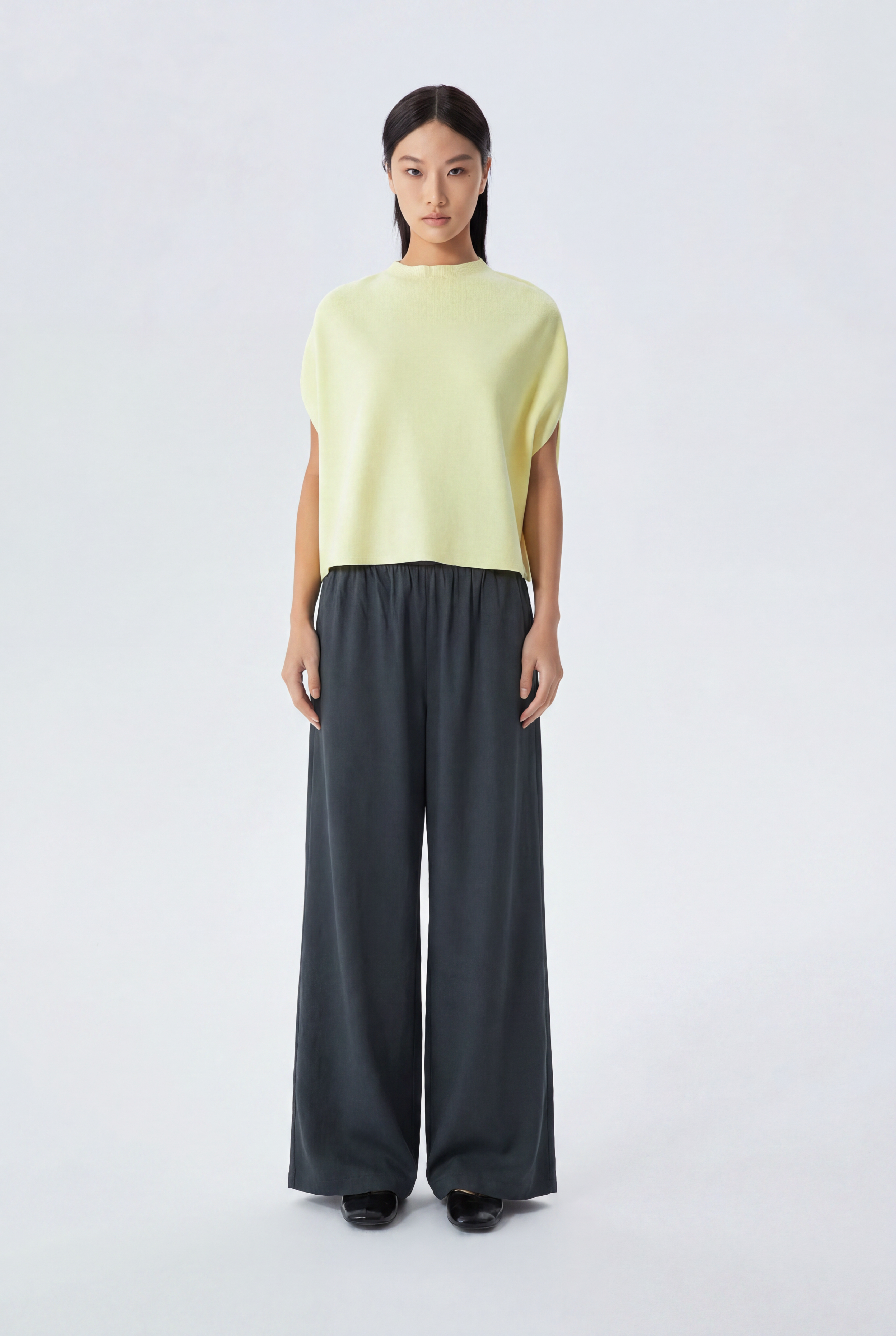 Misha Elasticated Waist Wide Leg Pants