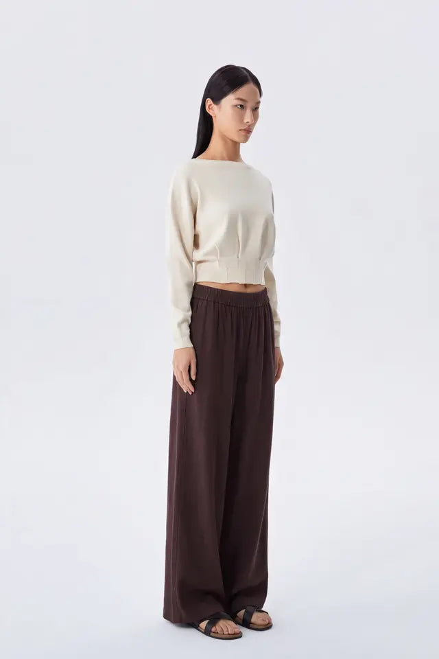 Misha Elasticated Waist Wide Leg Pants