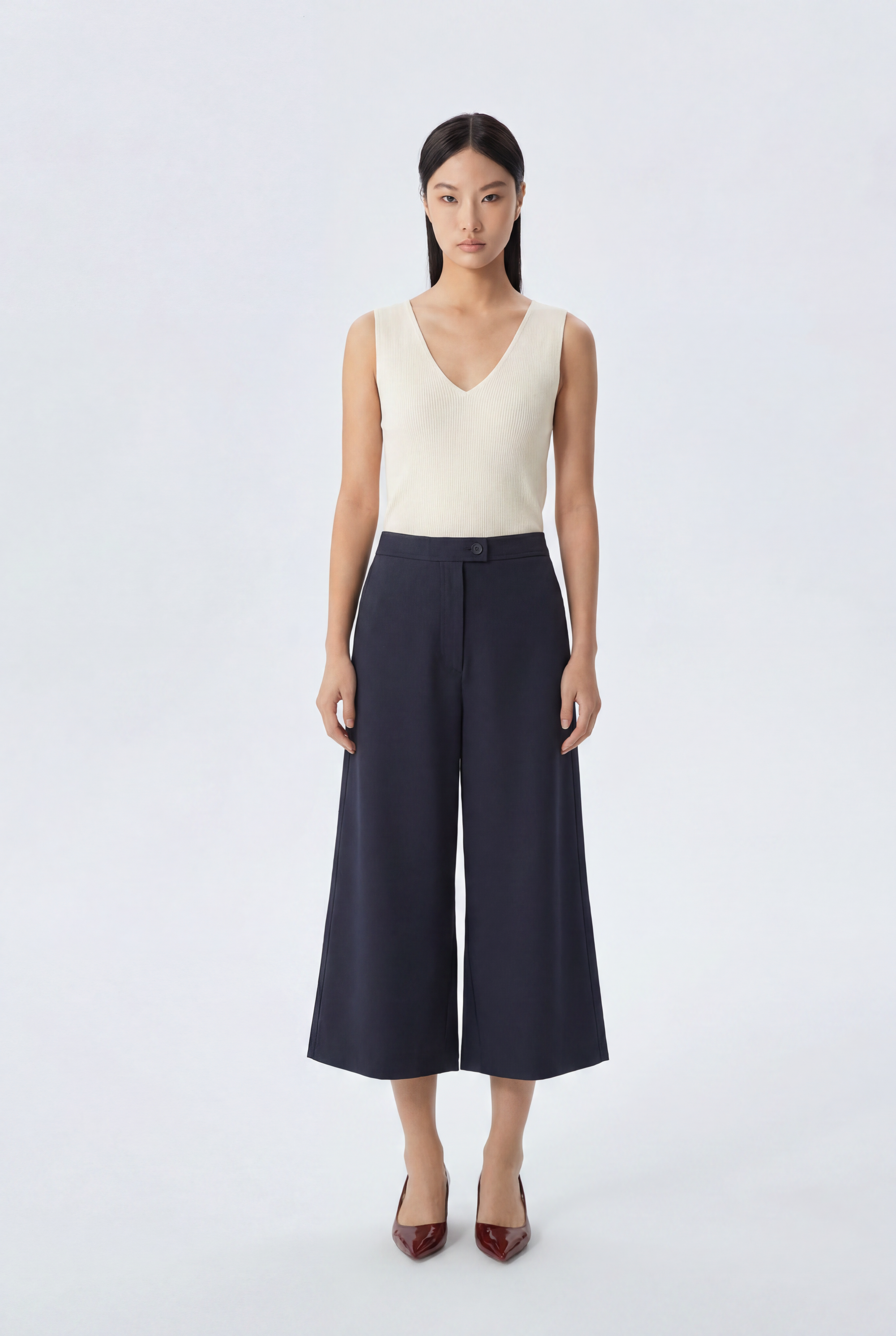 Trace A-line Lyocell Culotte Pants