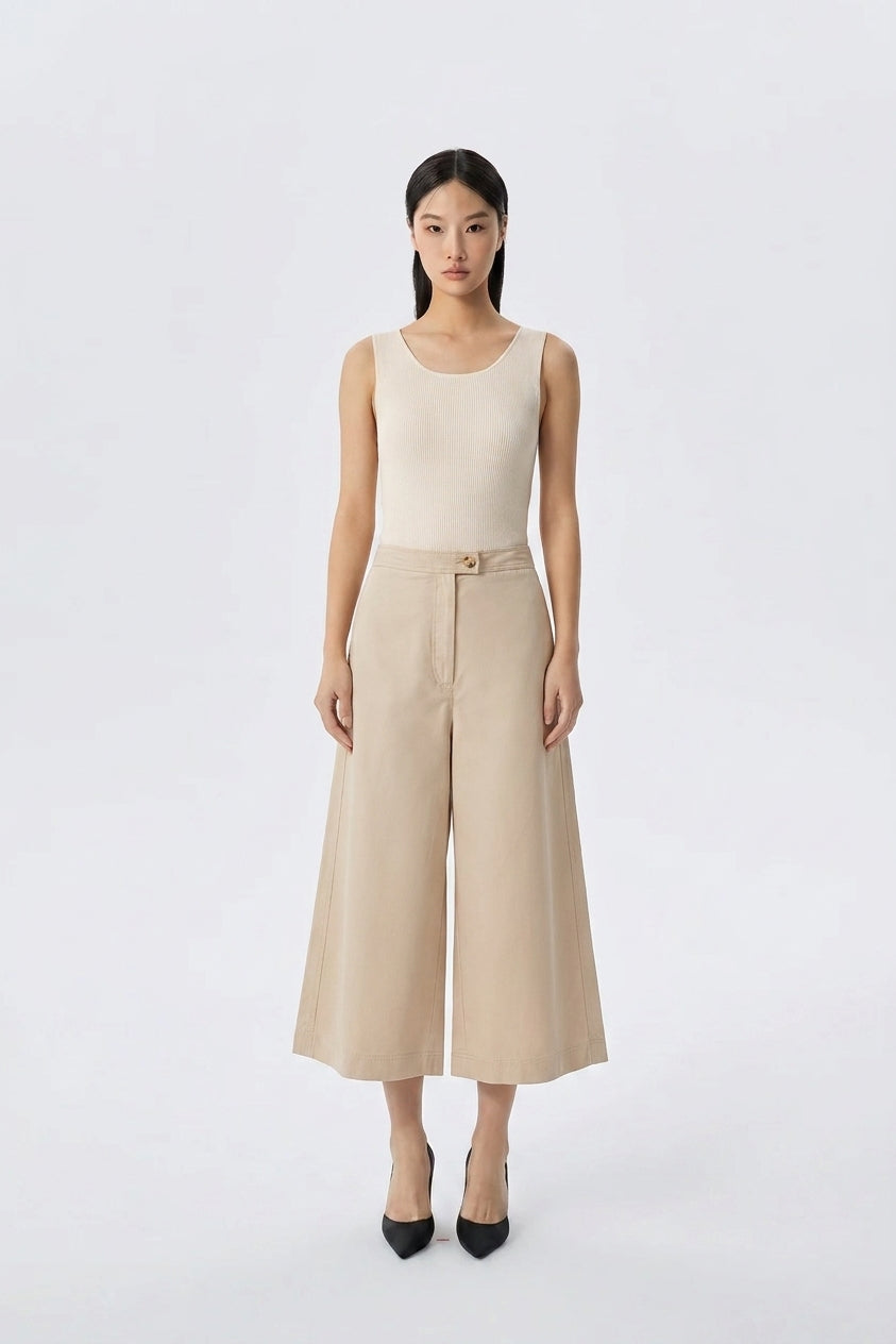 Trace A-line Lyocell Culotte Pants