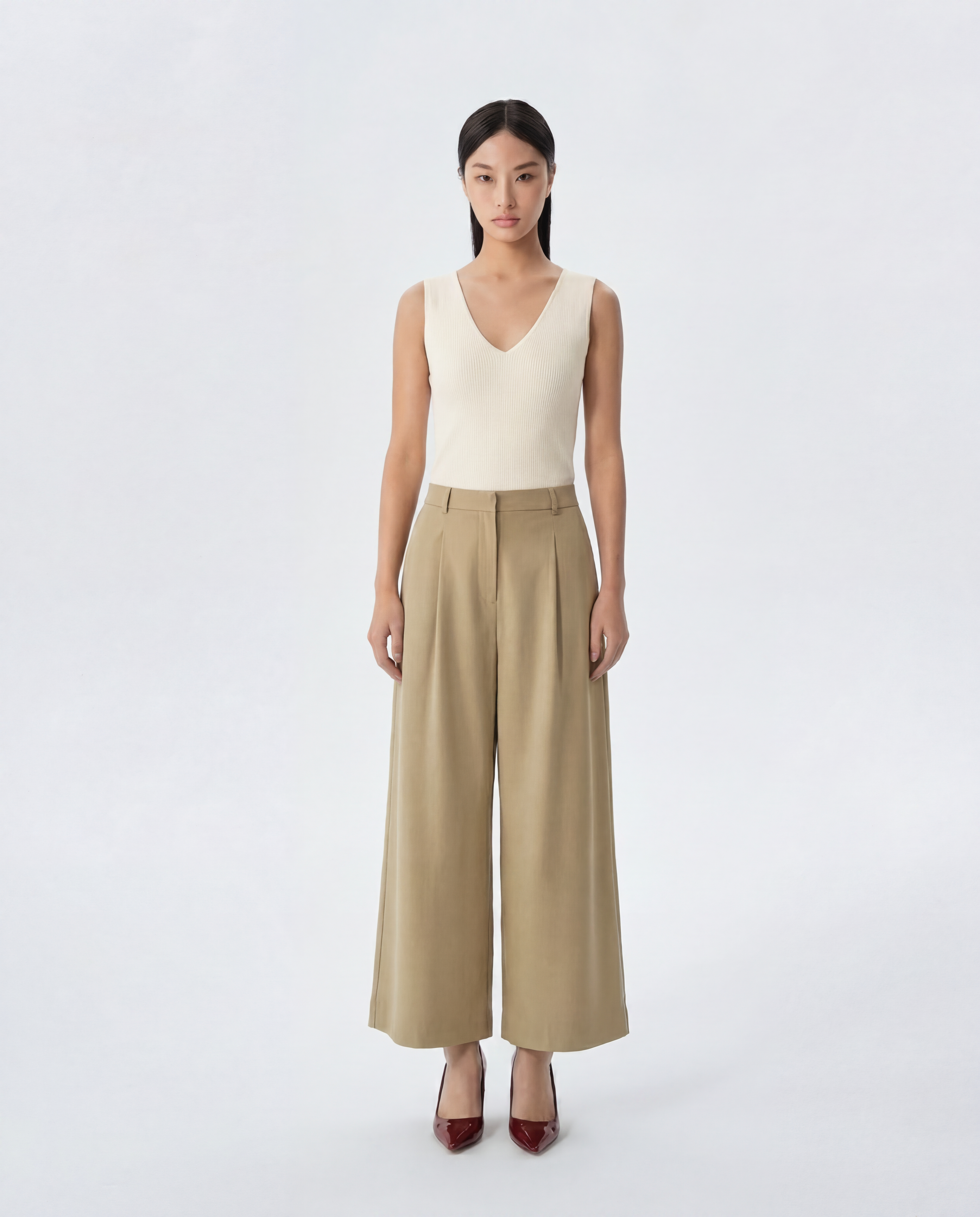 Jess Relaxed Wide Leg Trousers