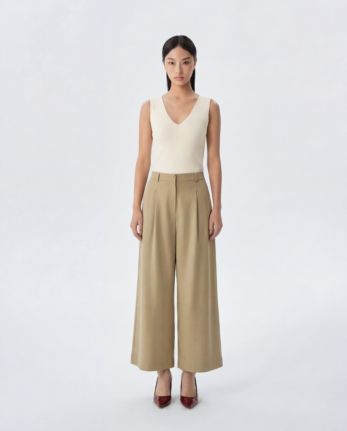 Jess Relaxed Wide Leg Trousers