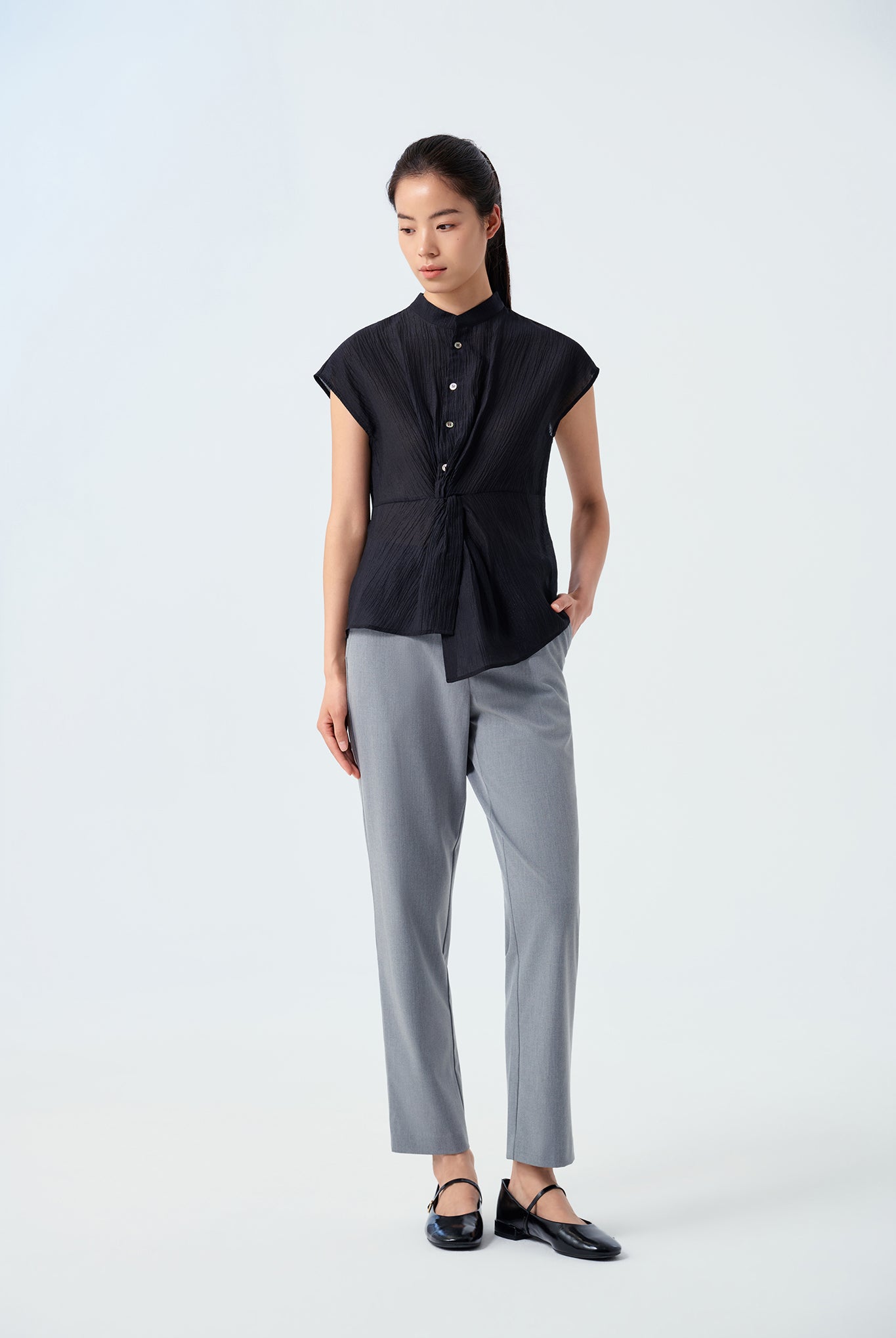 Ocean Tailored Straight Pants