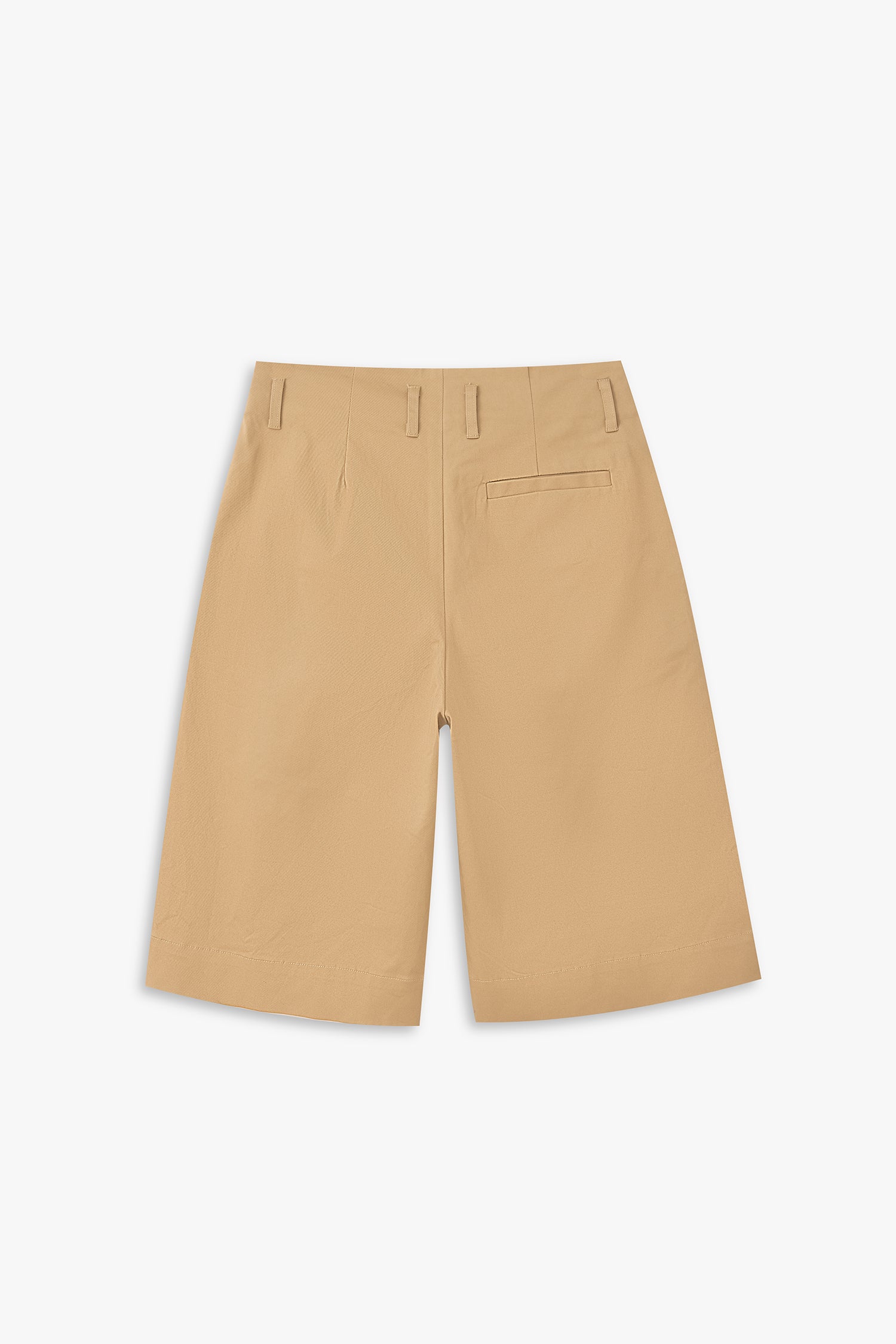 Pleated City Bermuda Shorts
