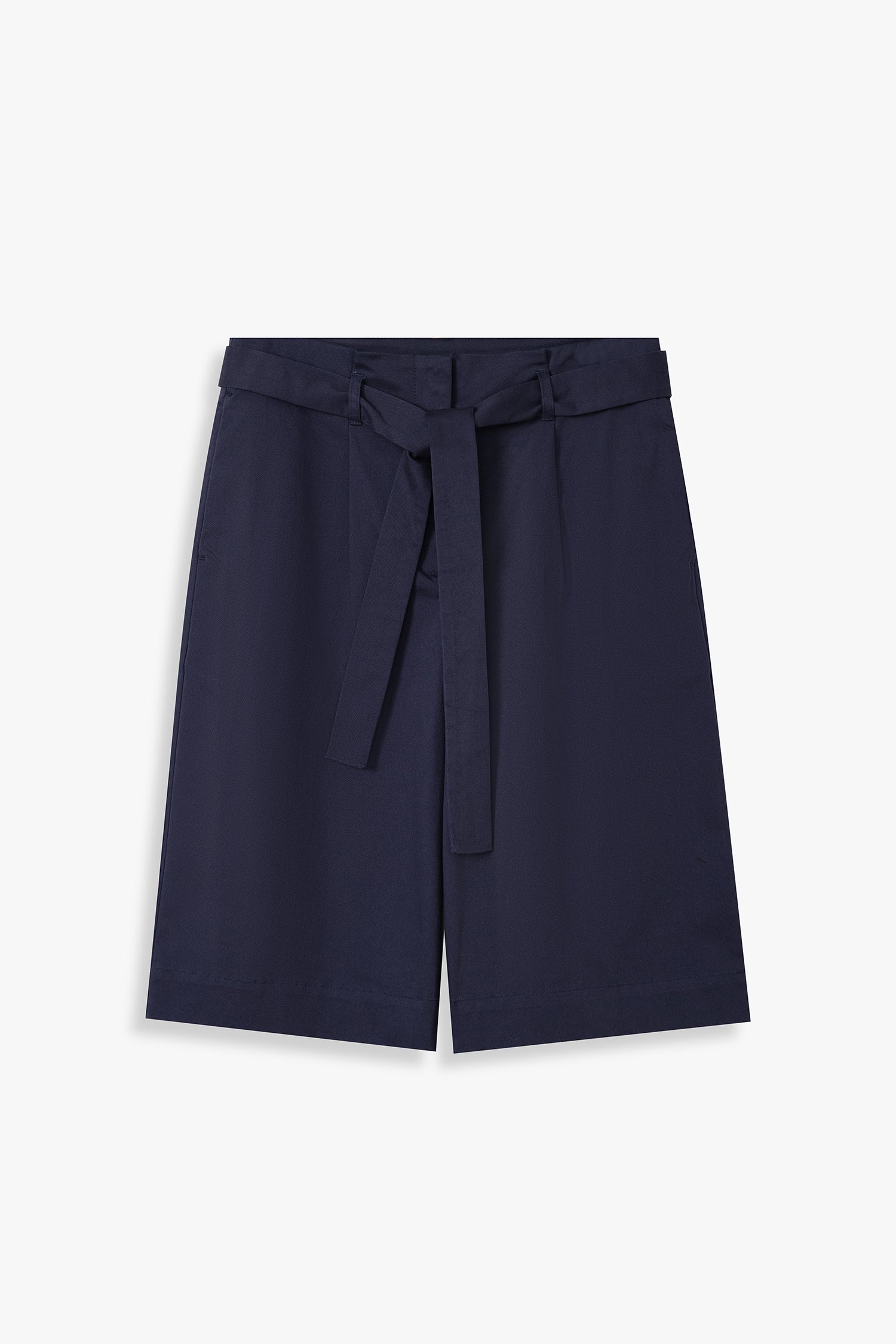 Pleated City Bermuda Shorts