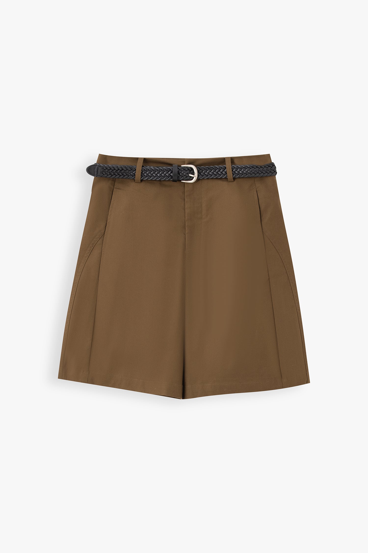 Joan Cotton Front Seam Shorts